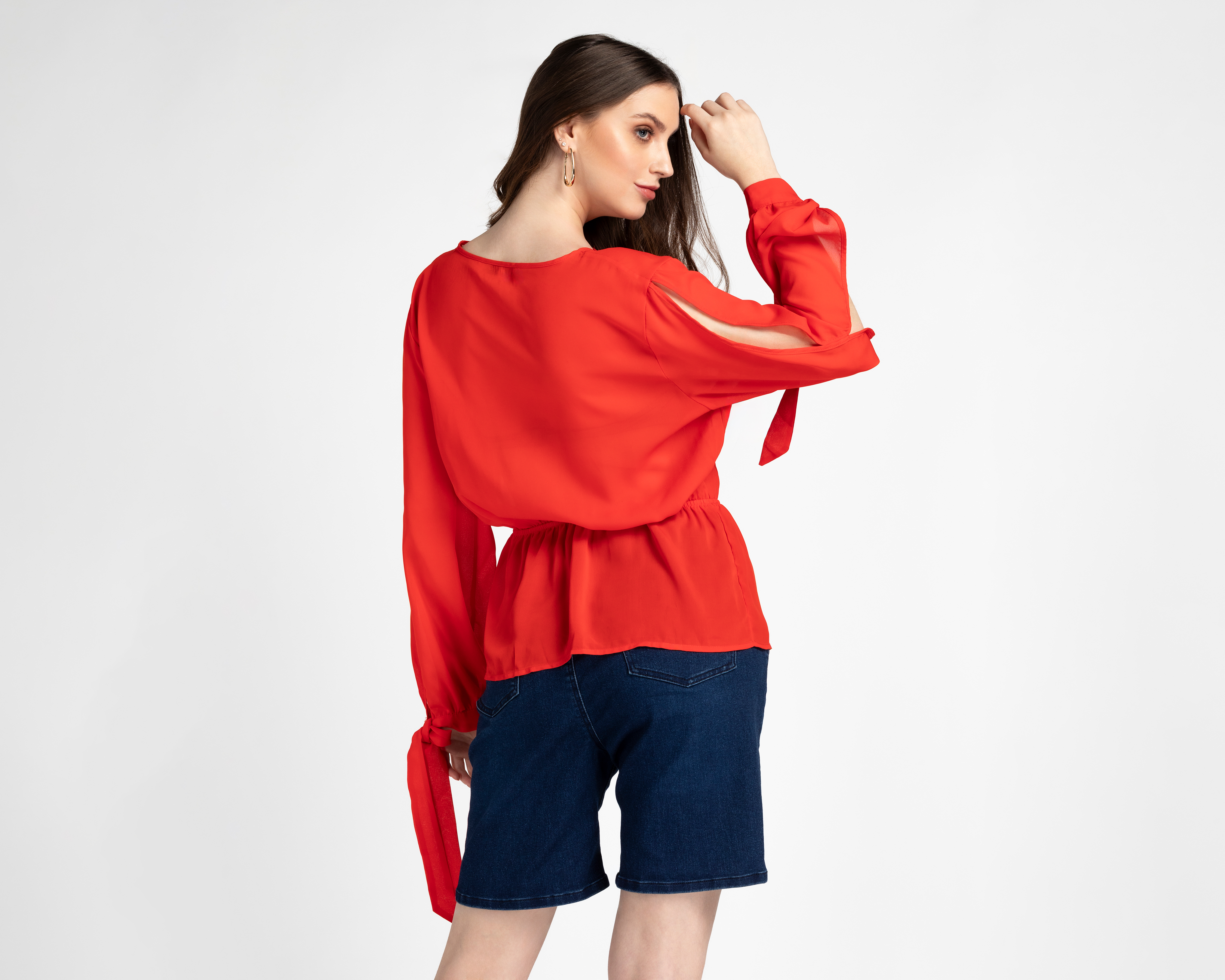 Foto 4 pulgar | Foto 3 | Blusa Ted Lapidus Roja para Mujer