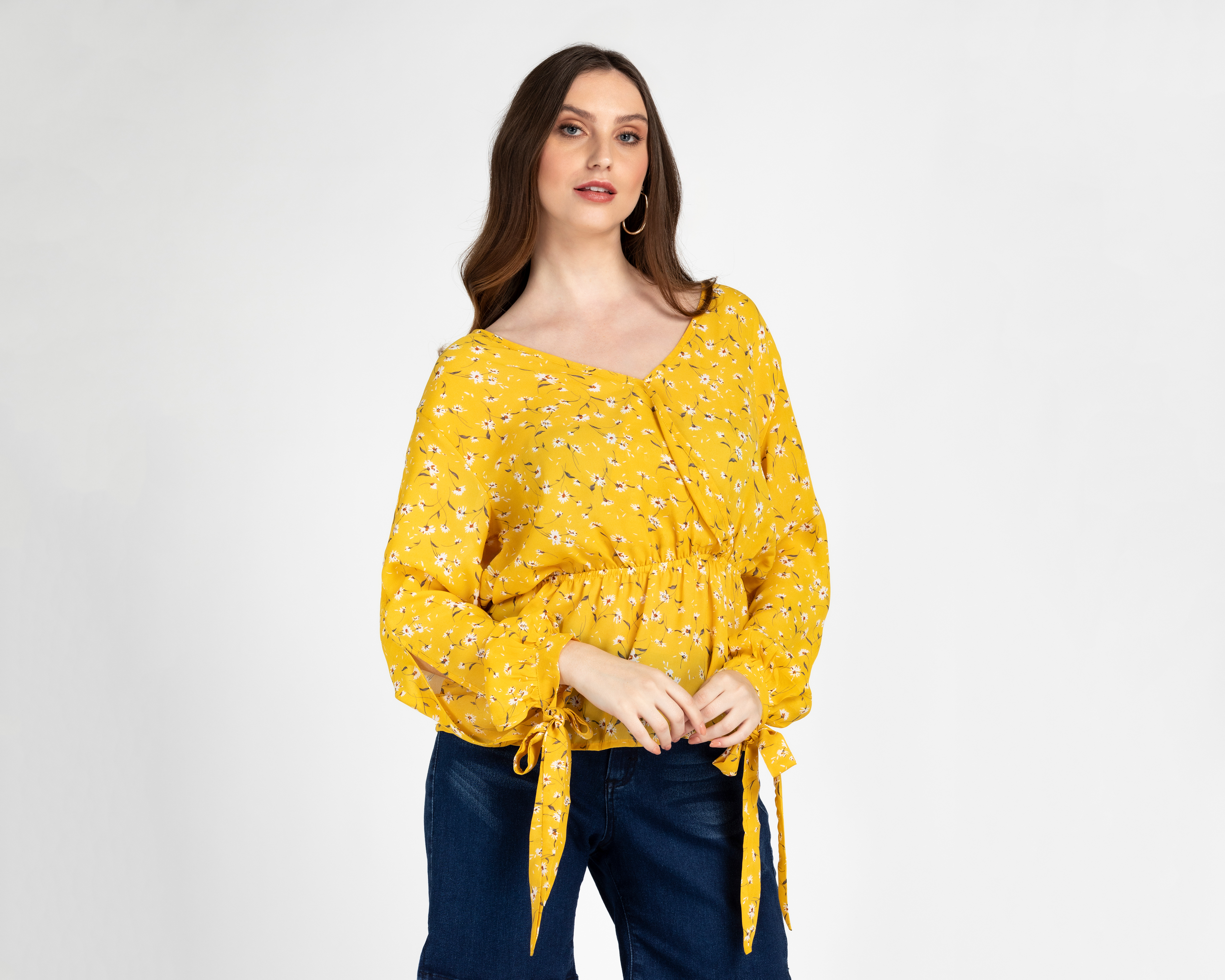 Blusa Ted Lapidus Amarilla para Mujer