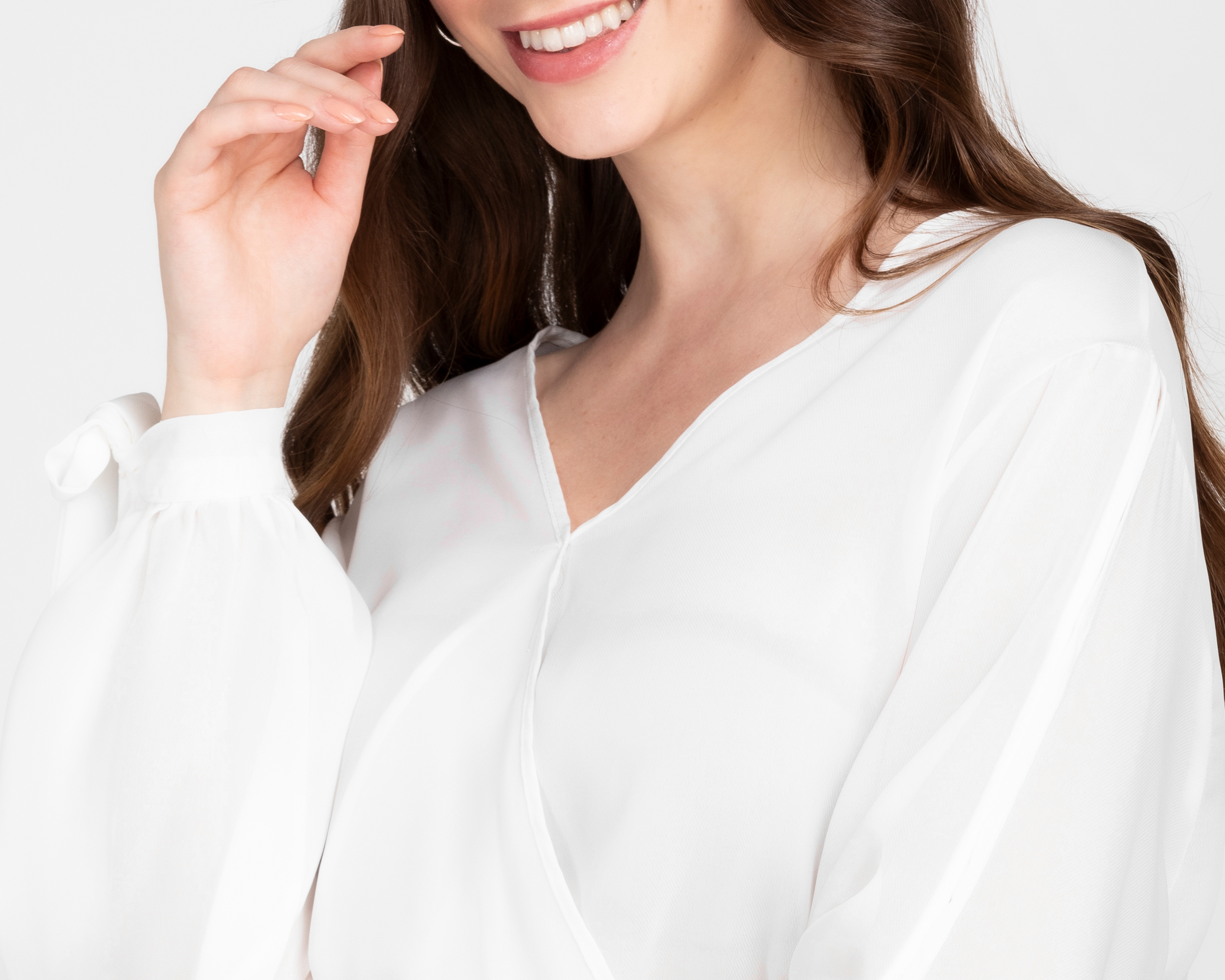 Foto 5 pulgar | Foto 4 | Blusa Ted Lapidus Blanca para Mujer
