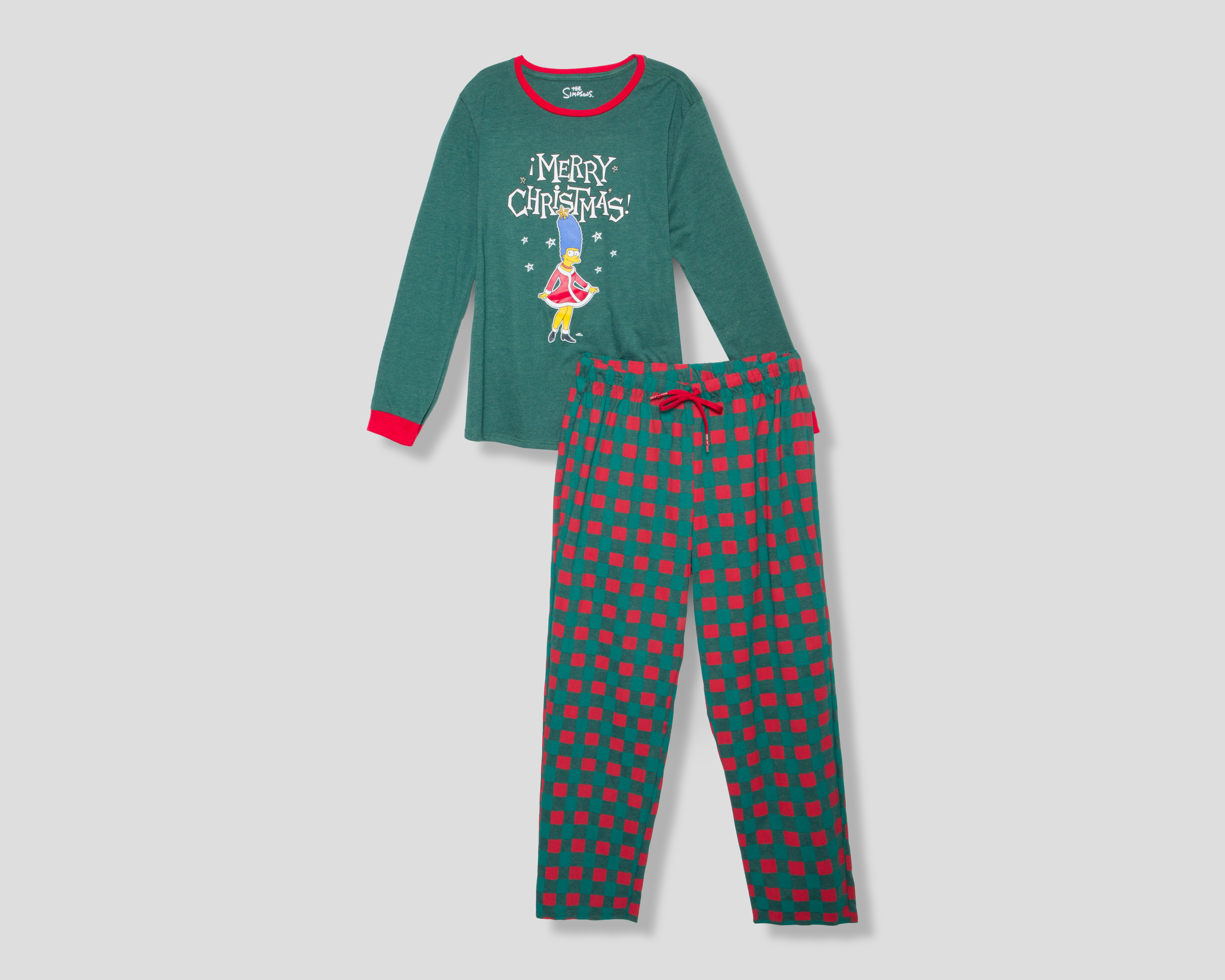 Foto 2 pulgar | Foto 1 | Pijama Disney The Simpsons para Mujer 2 Piezas