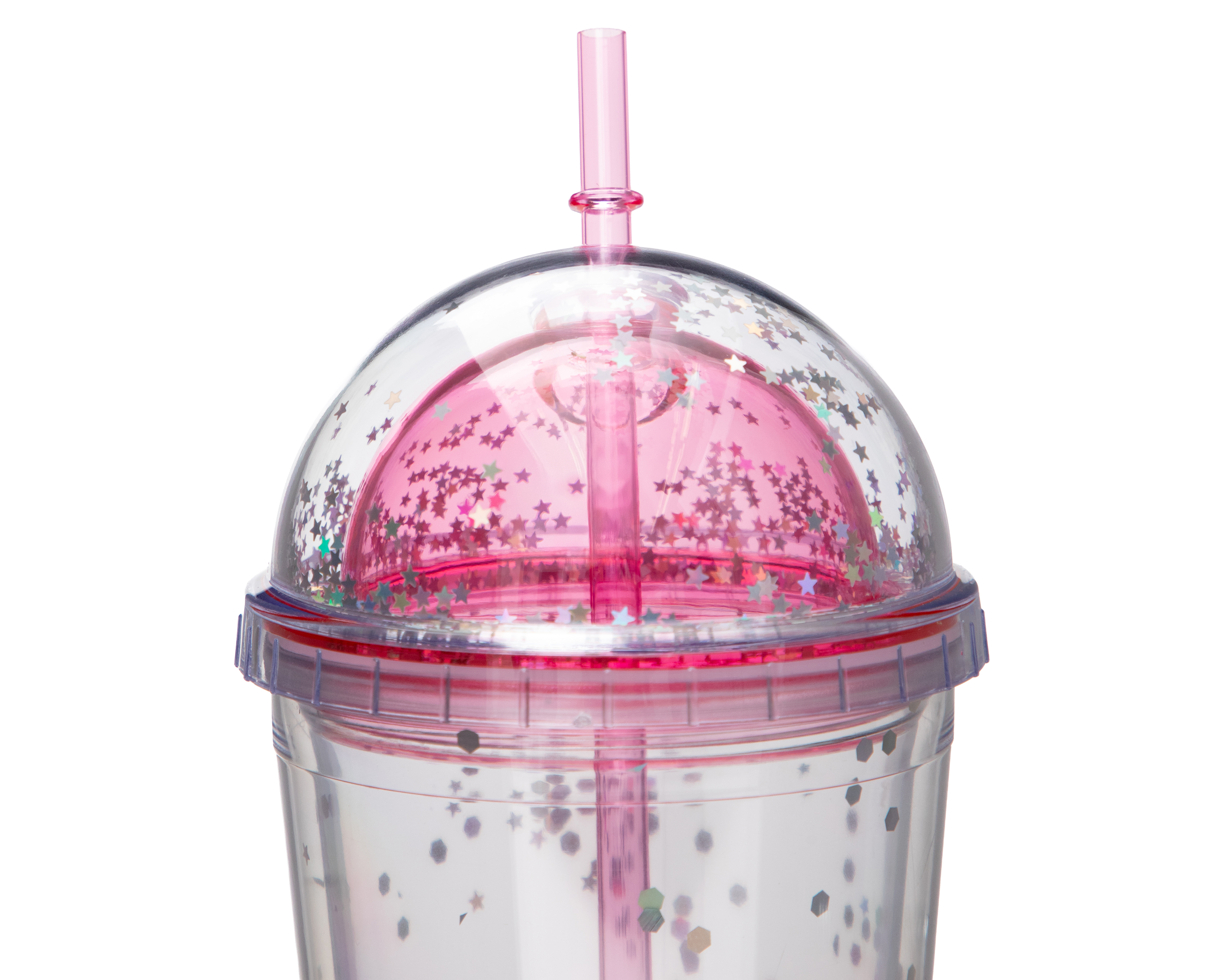 Foto 3 pulgar | Foto 2 | Vaso con Popote de Plástico 18 Forever 450 ml