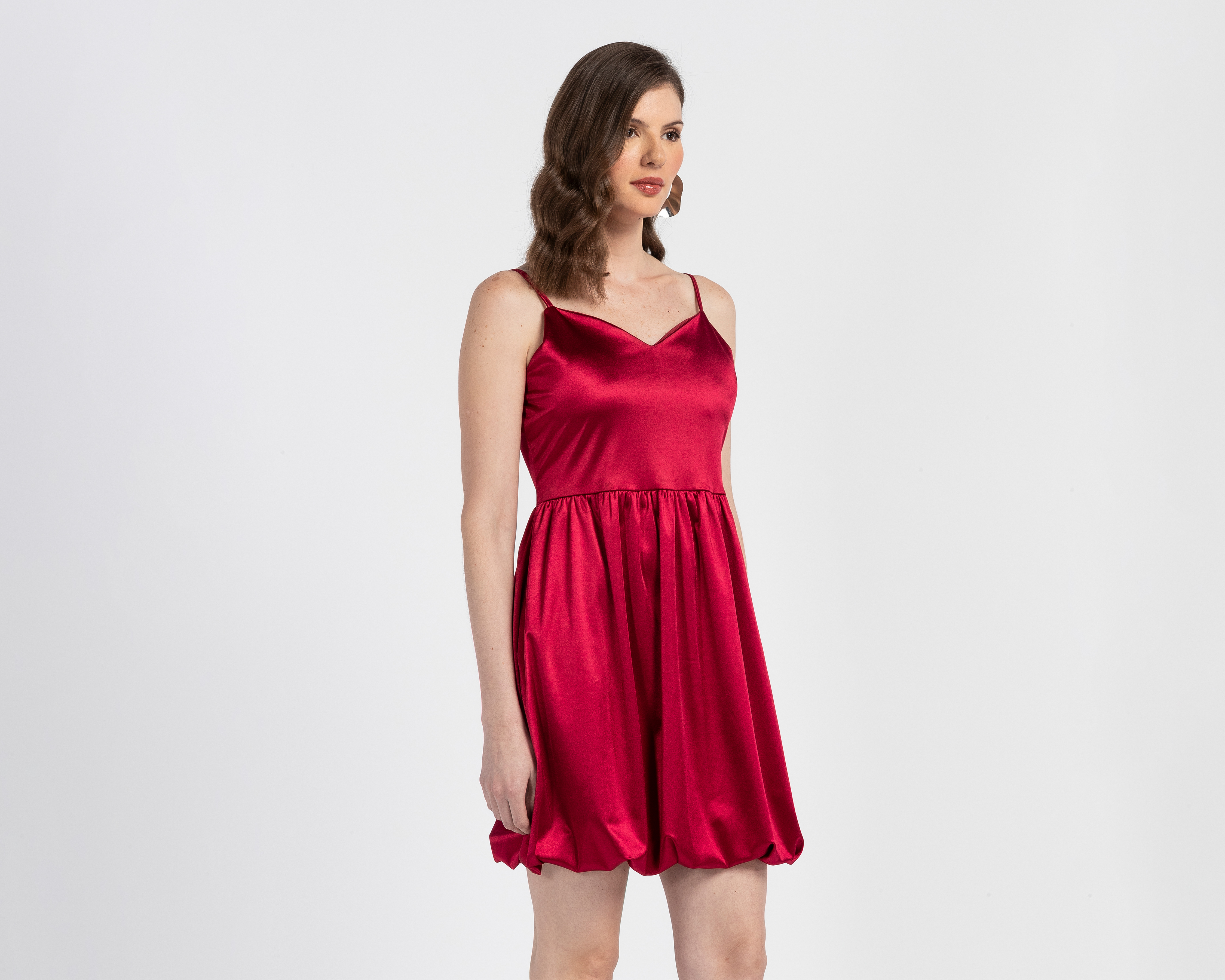 Foto 5 pulgar | Foto 4 | Vestido de Fiesta Sahara Rojo con Tirantes para Mujer