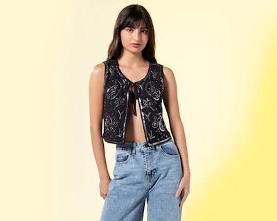 Foto 2 | Foto 2 | Chaleco de Algodón Gris Strona para Mujer