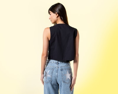 Foto 3 | Foto 3 | Chaleco de Algodón Gris Strona para Mujer