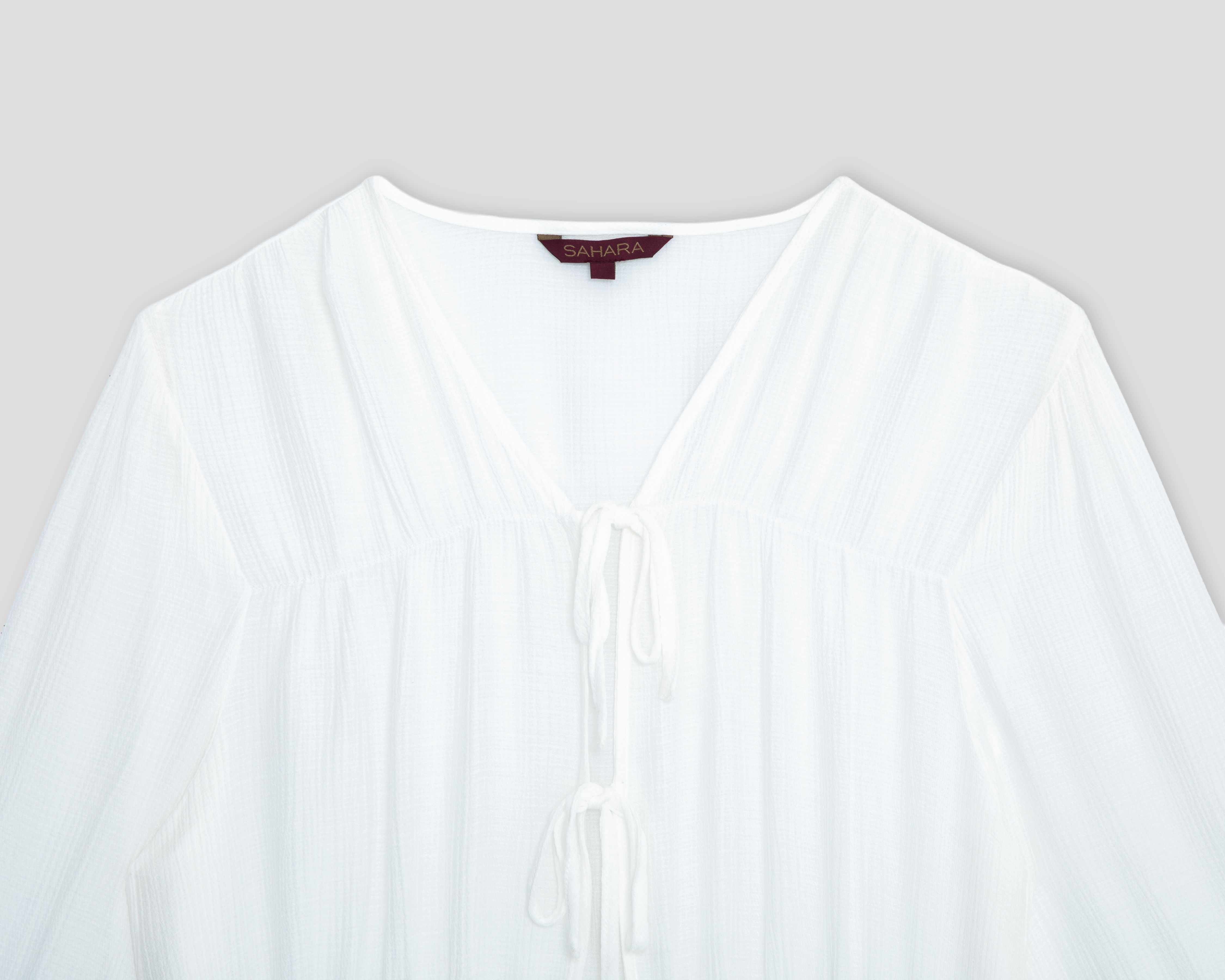 Foto 4 pulgar | Foto 3 | Blusa Manga Larga Sahara para Mujer