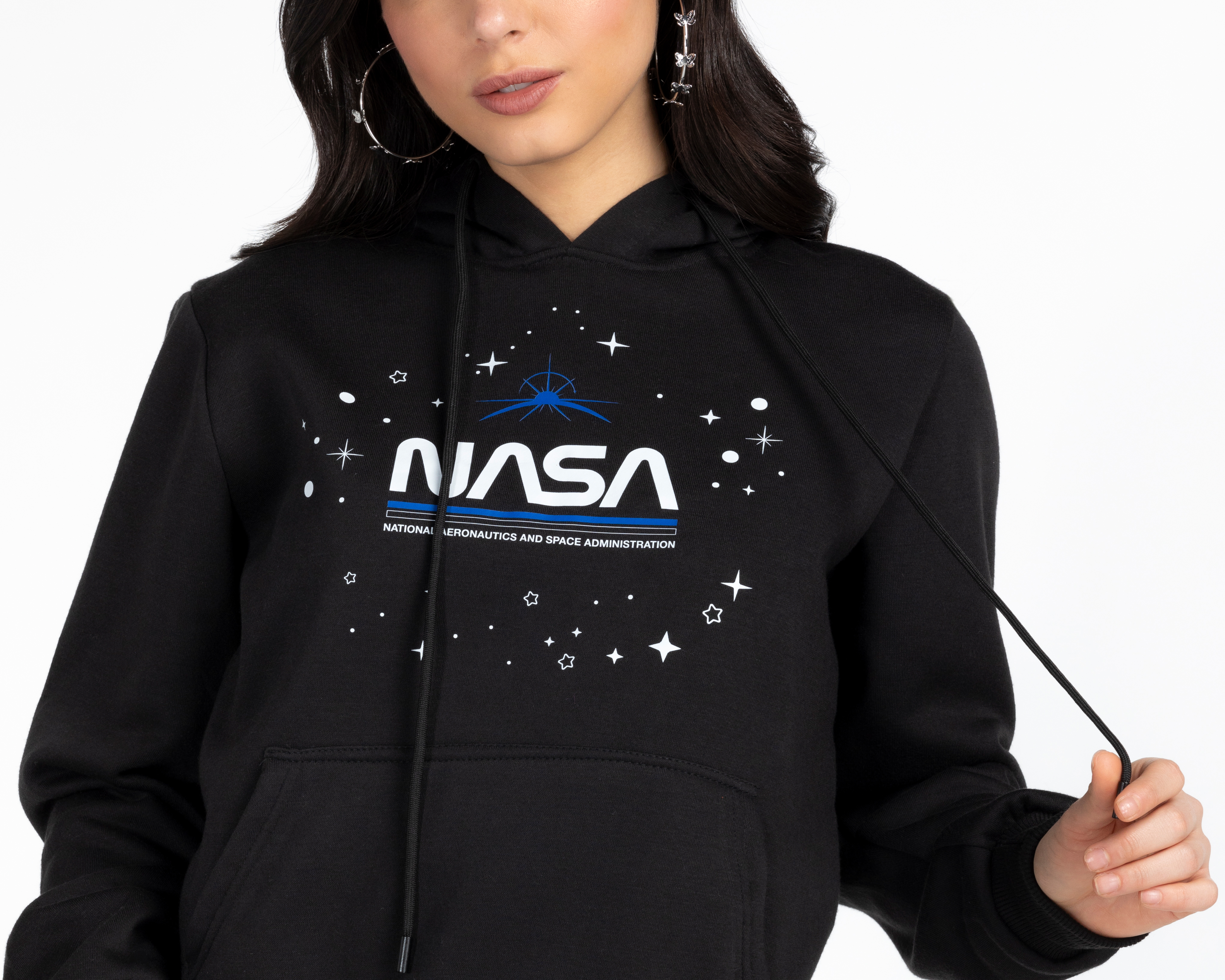 Foto 4 pulgar | Foto 3 | Sudadera con Gorro NASA para Mujer