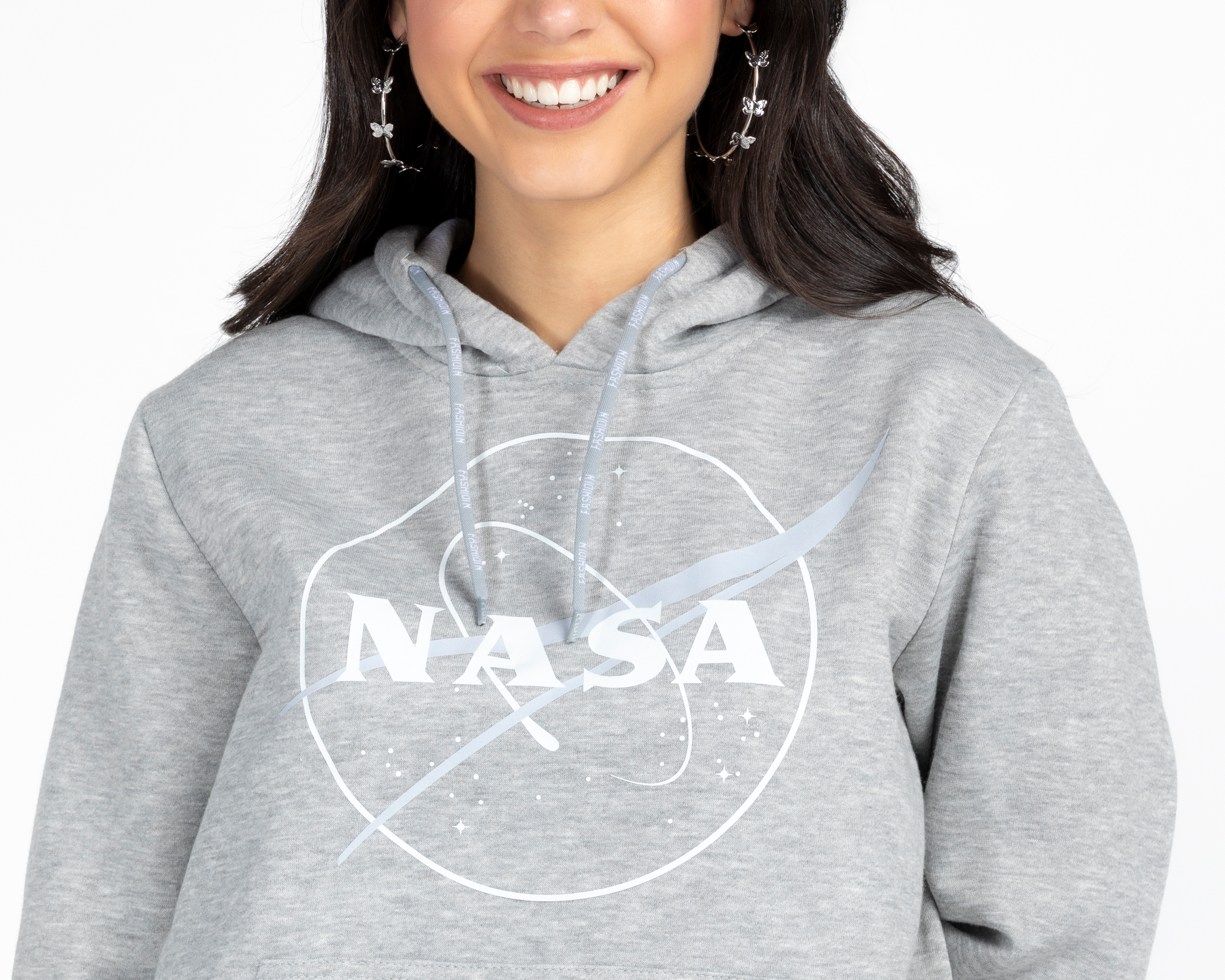 Foto 4 pulgar | Foto 3 | Sudadera con Gorro NASA para Mujer