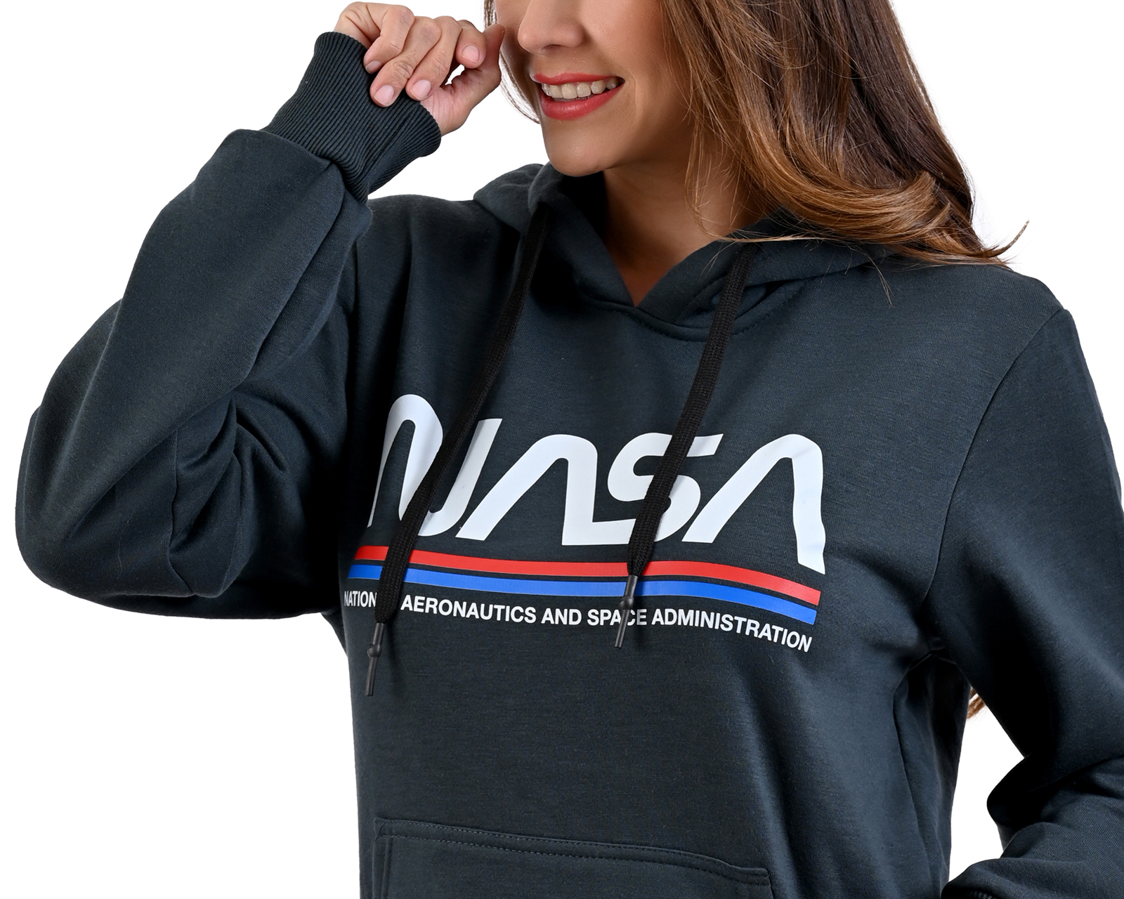 Foto 5 pulgar | Foto 4 | Sudadera con Gorro NASA para Mujer