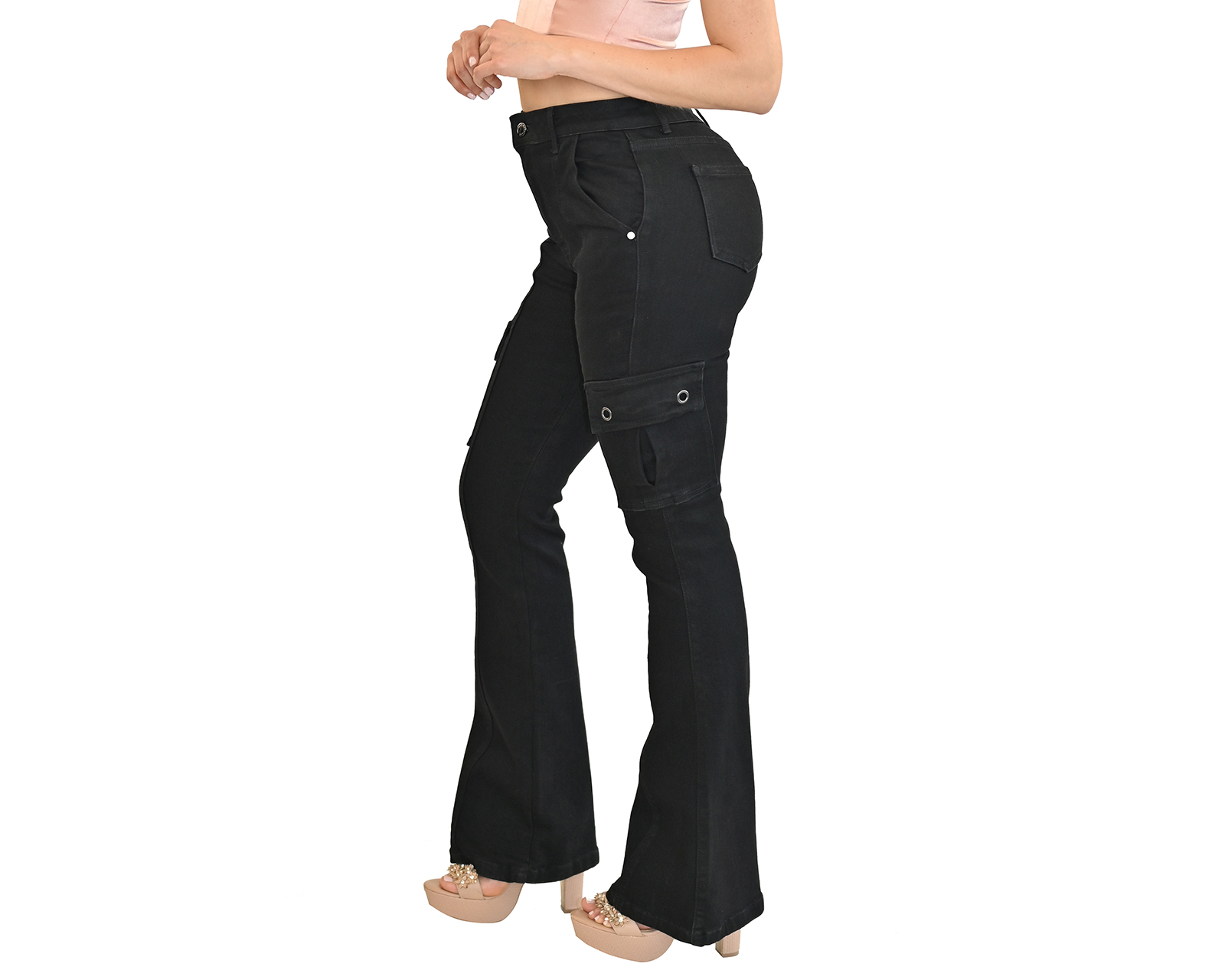 Pantalón Cargo Most Look Negro Juvenil