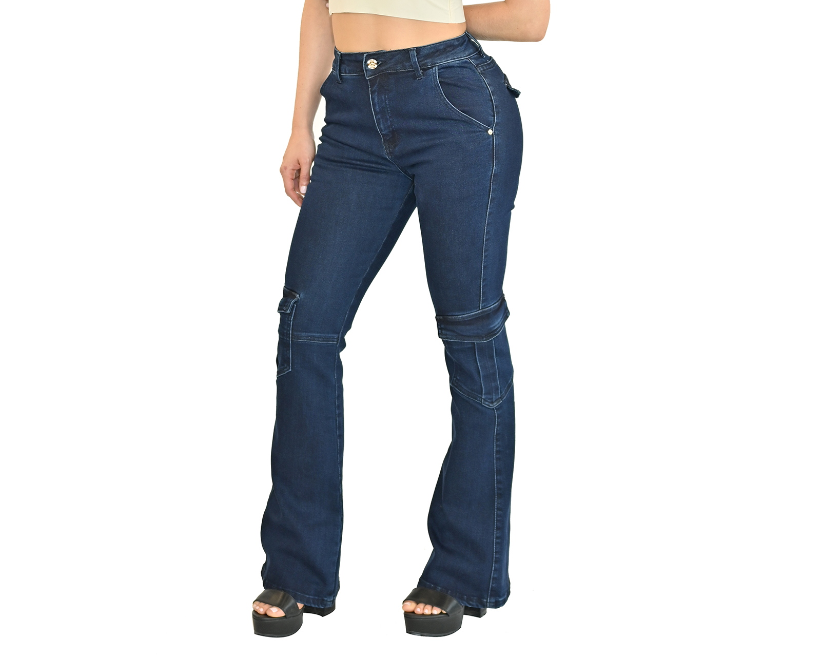 Pantalón Cargo Most Look Azul Juvenil
