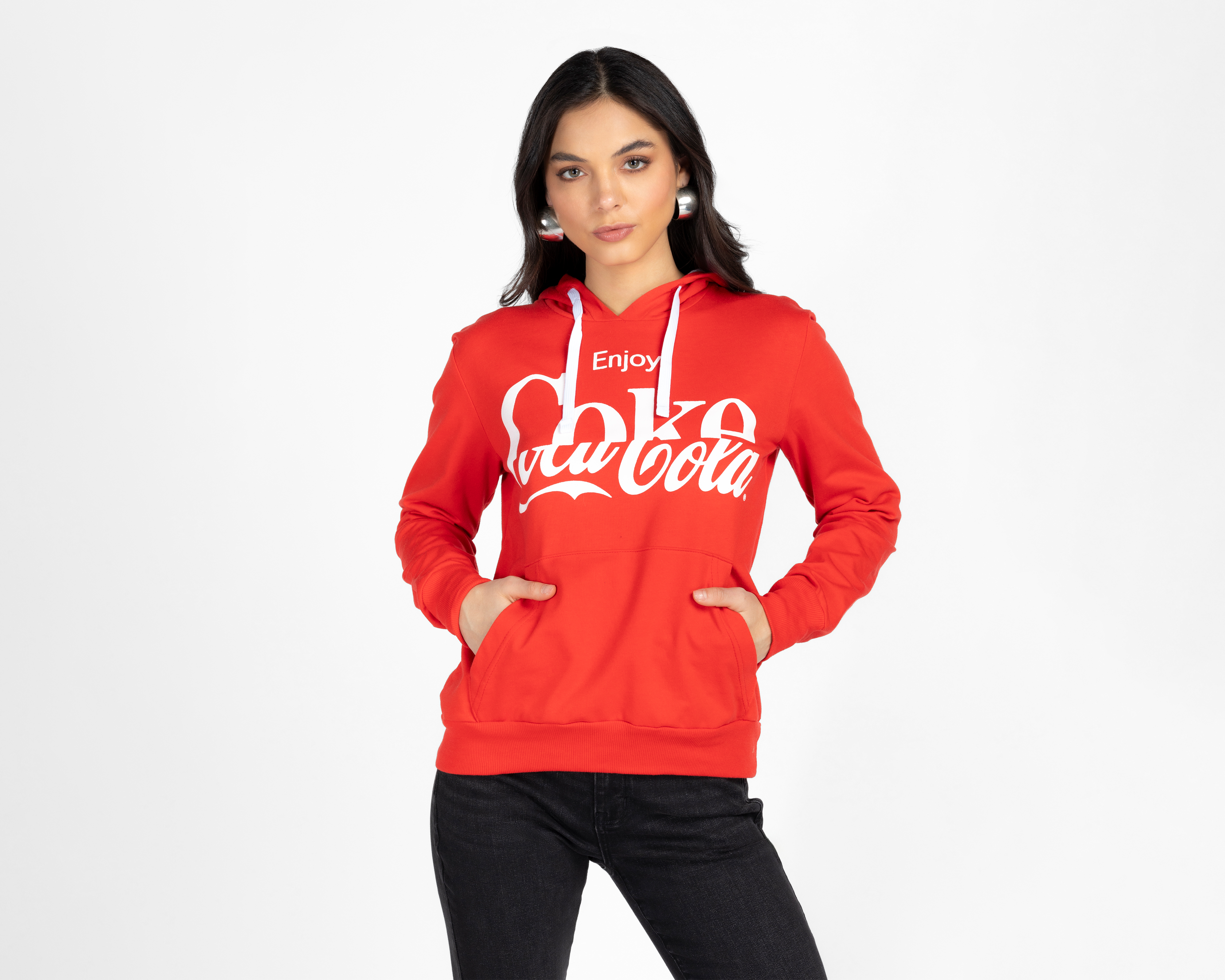 Sudadera con Gorro Coca-Cola para Mujer