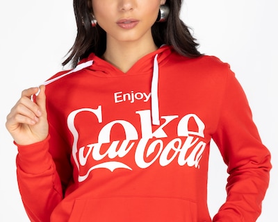 Foto 3 | Foto 3 | Sudadera con Gorro Coca-Cola para Mujer