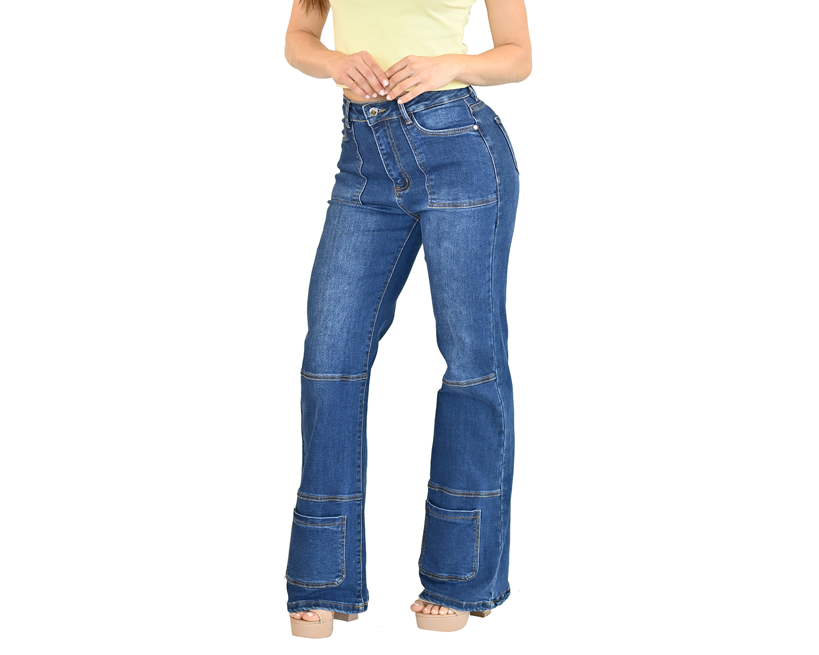 Pantalón Cargo Most Look Azul Juvenil