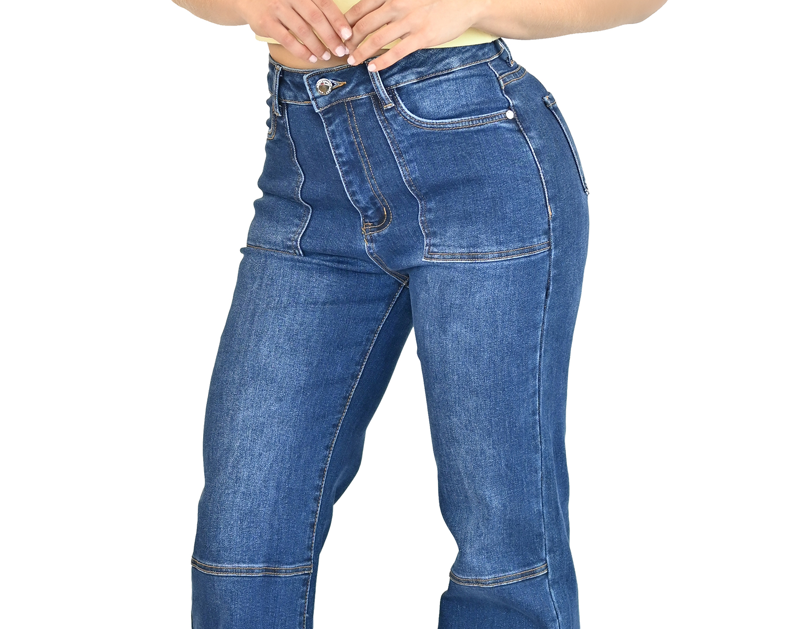 Foto 5 pulgar | Foto 4 | Pantalón Cargo Most Look Azul Juvenil