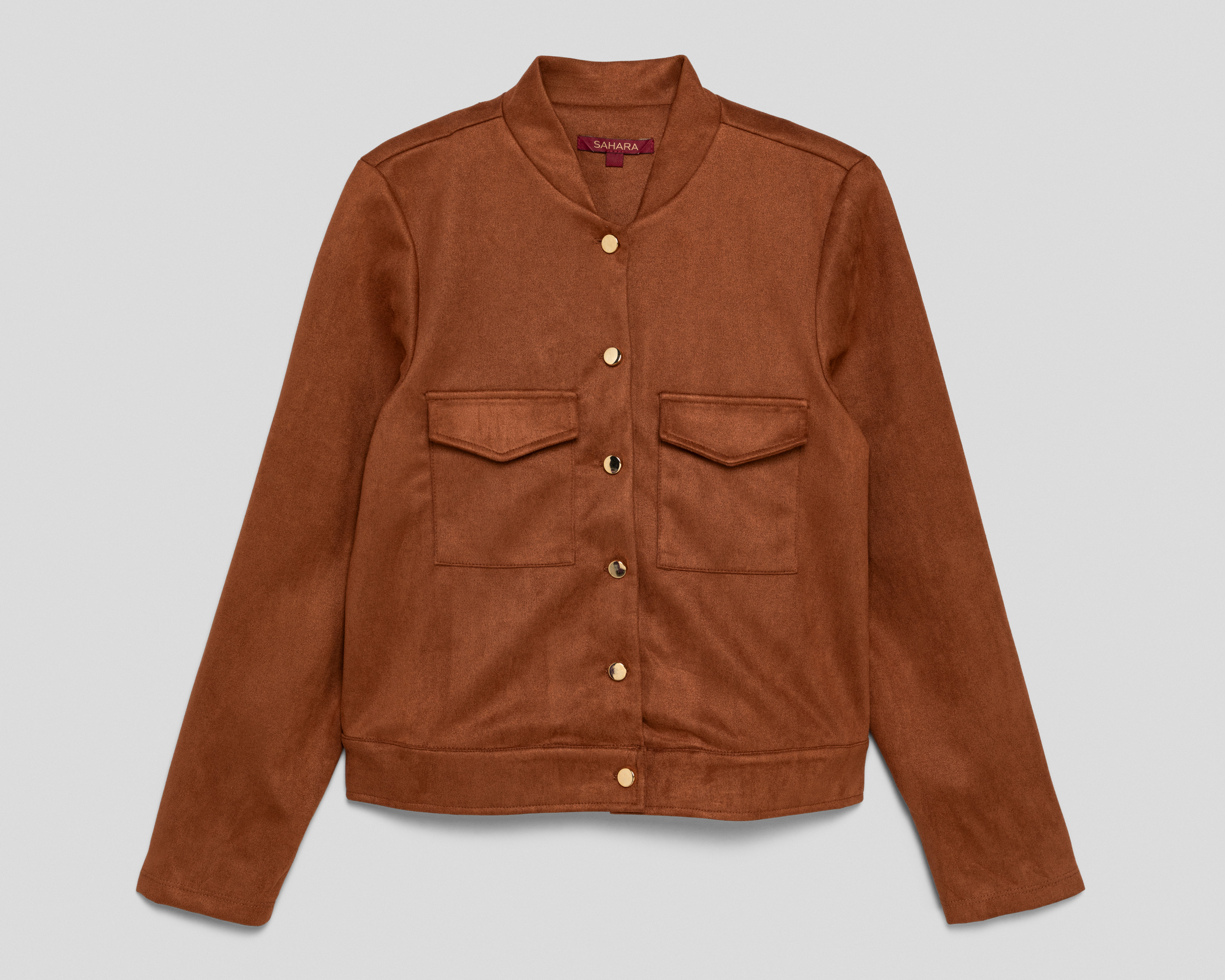 Foto 2 pulgar | Foto 1 | Chamarra Café Sahara para Mujer