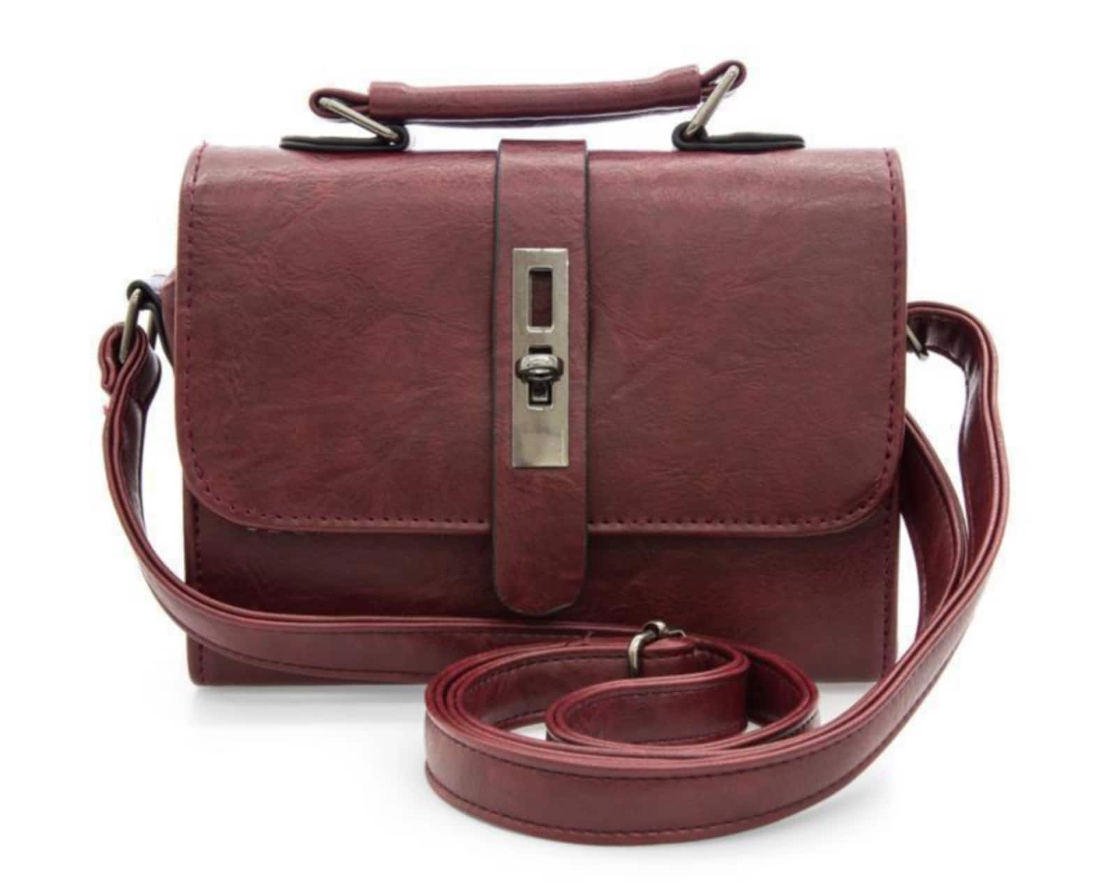 Bolsa Cruzada color Tinto marca Sahara para Mujer