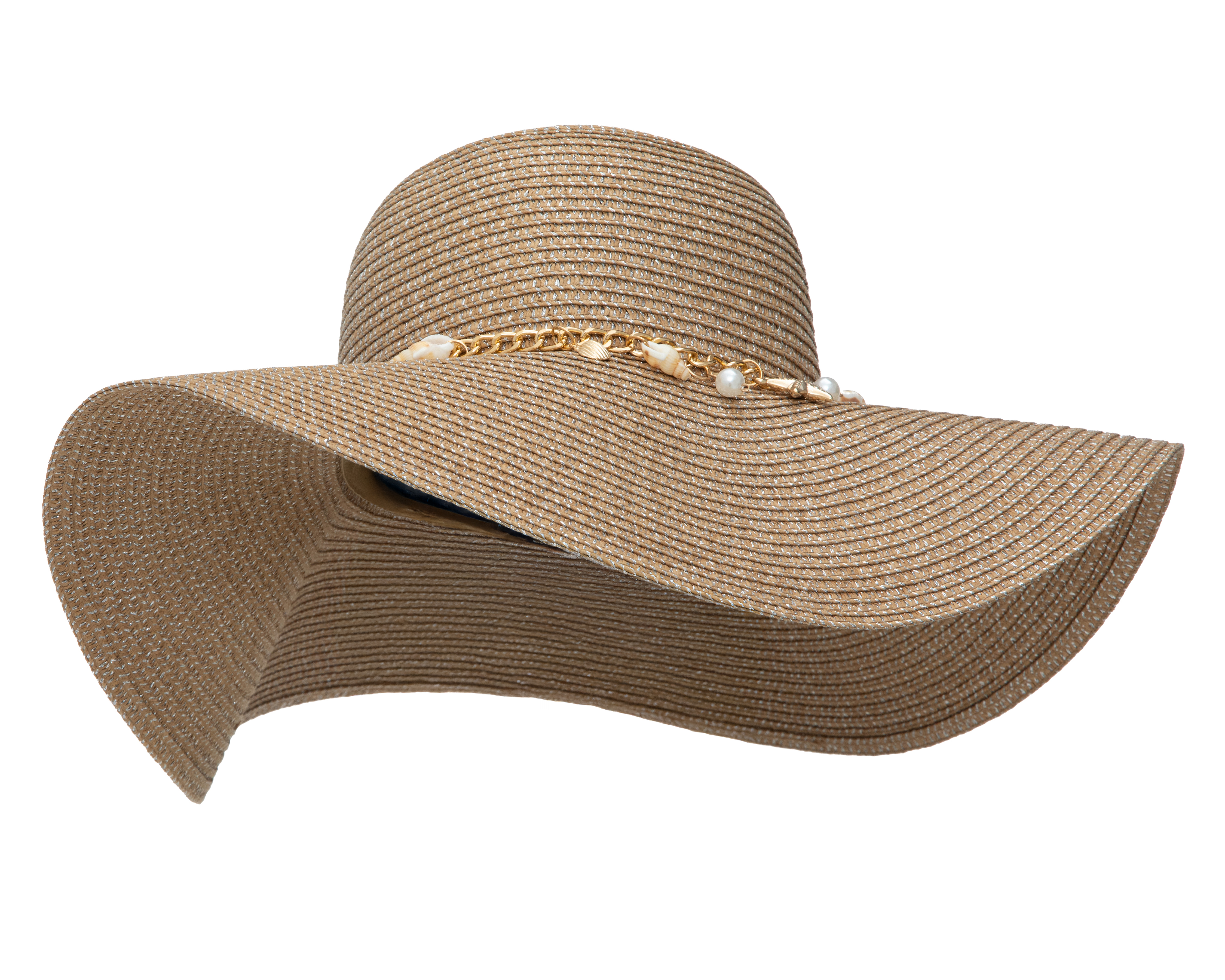 Sombrero Ala Ancha Rio Beach Beige
