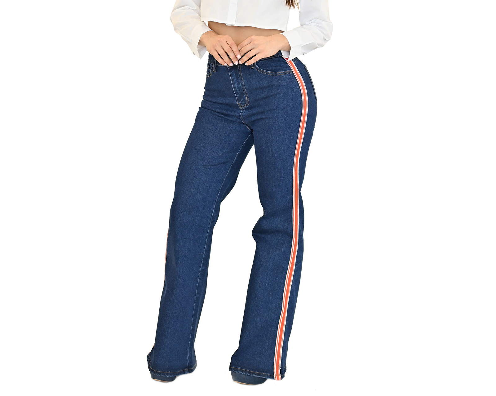 Jeans Wide Leg Most Look Azul Juveniles