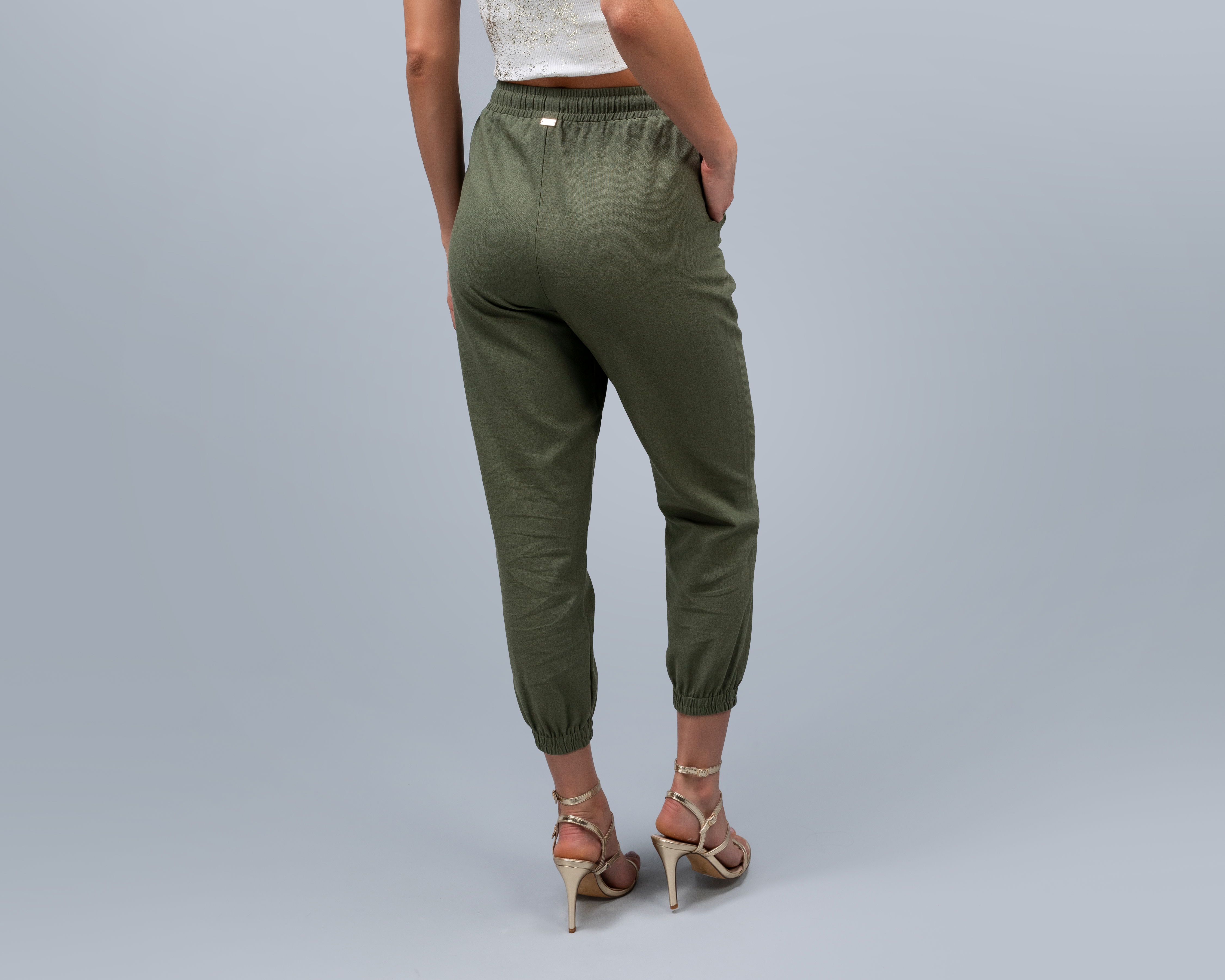 Foto 4 pulgar | Foto 3 | Jogger Jennifer Lopez Verde para Mujer