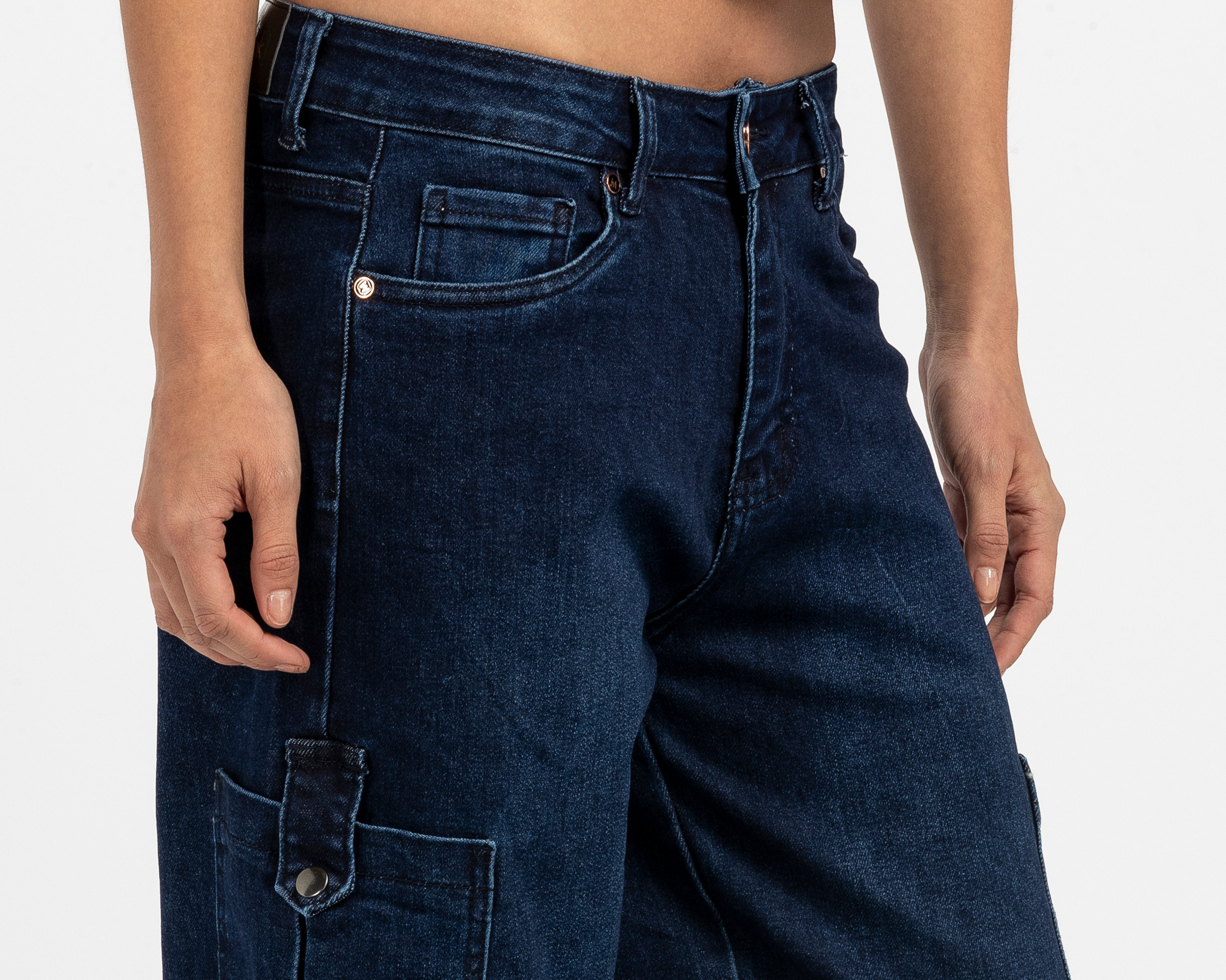 Foto 5 pulgar | Foto 4 | Jeans Straight Most Look para Mujer