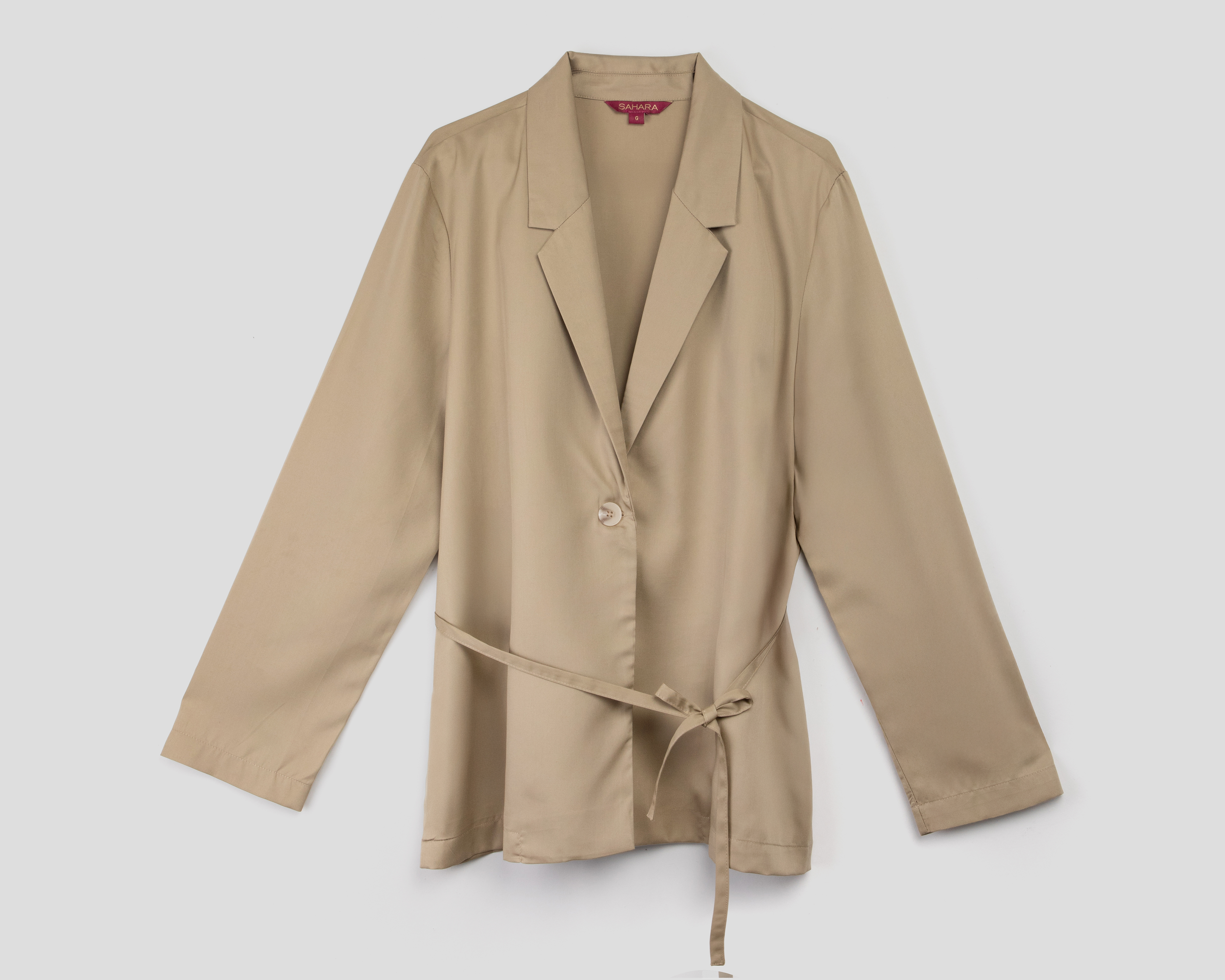 Blazer Beige Sahara para Mujer