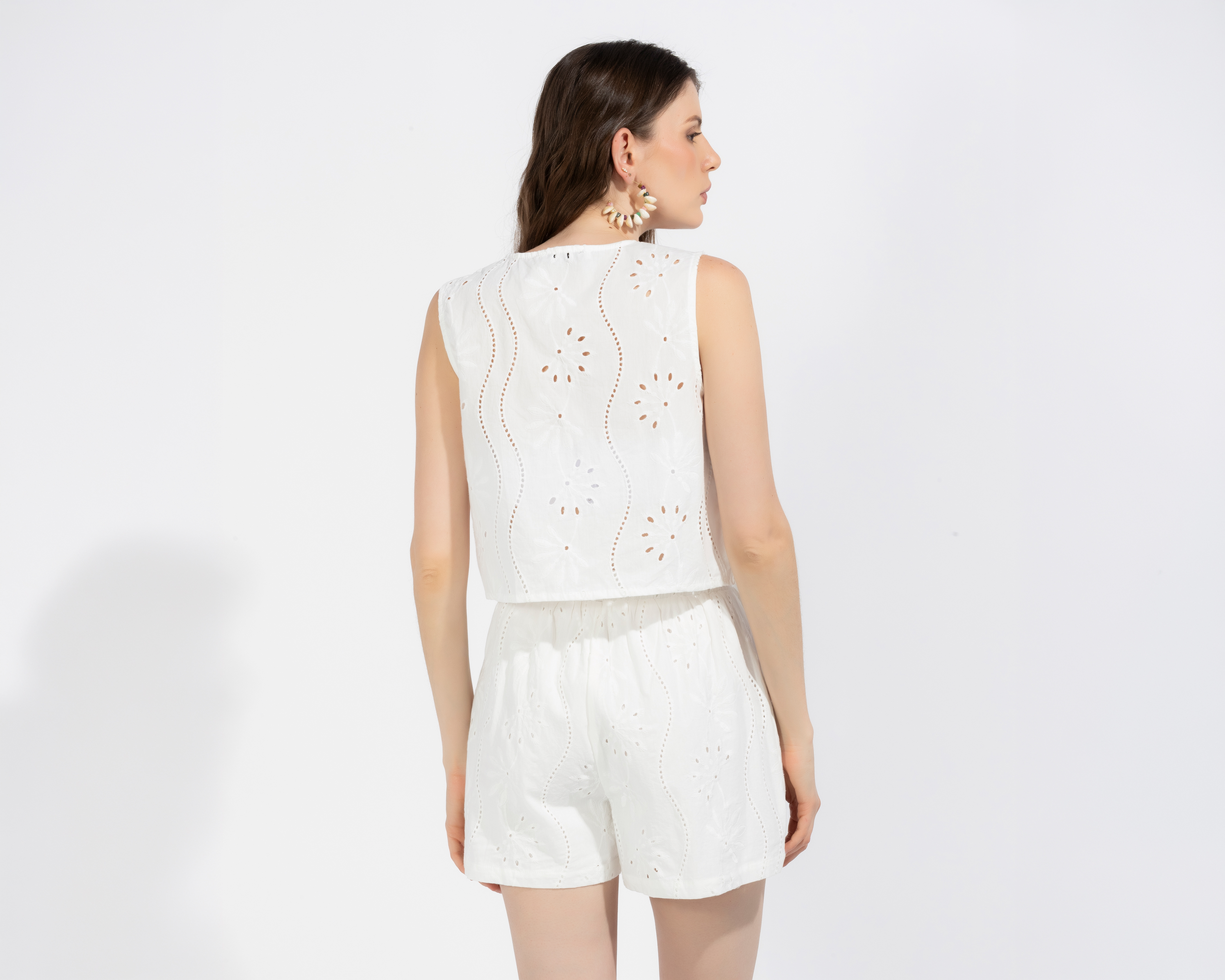 Foto 3 | Foto 3 | Chaleco de Algodón Blanco Sahara para Mujer