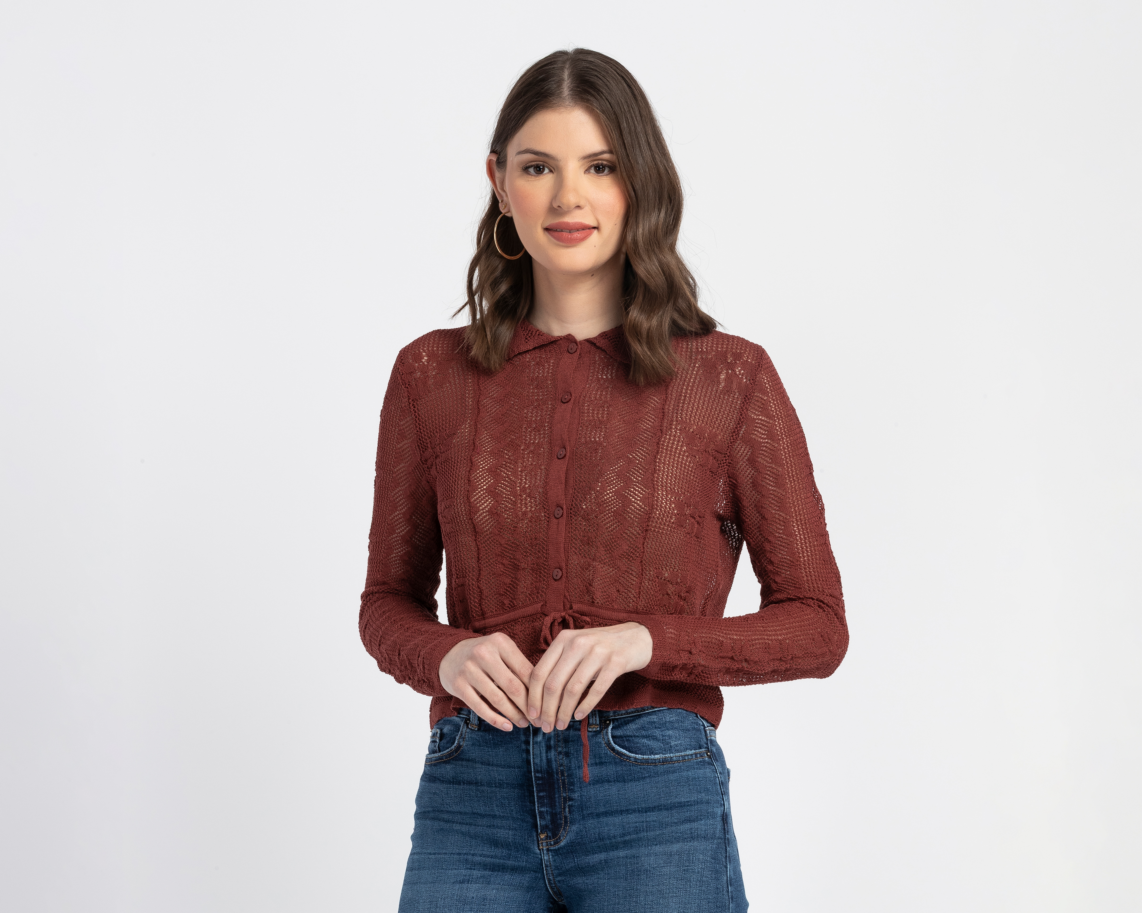 Blusa Manga Larga Sahara para Mujer