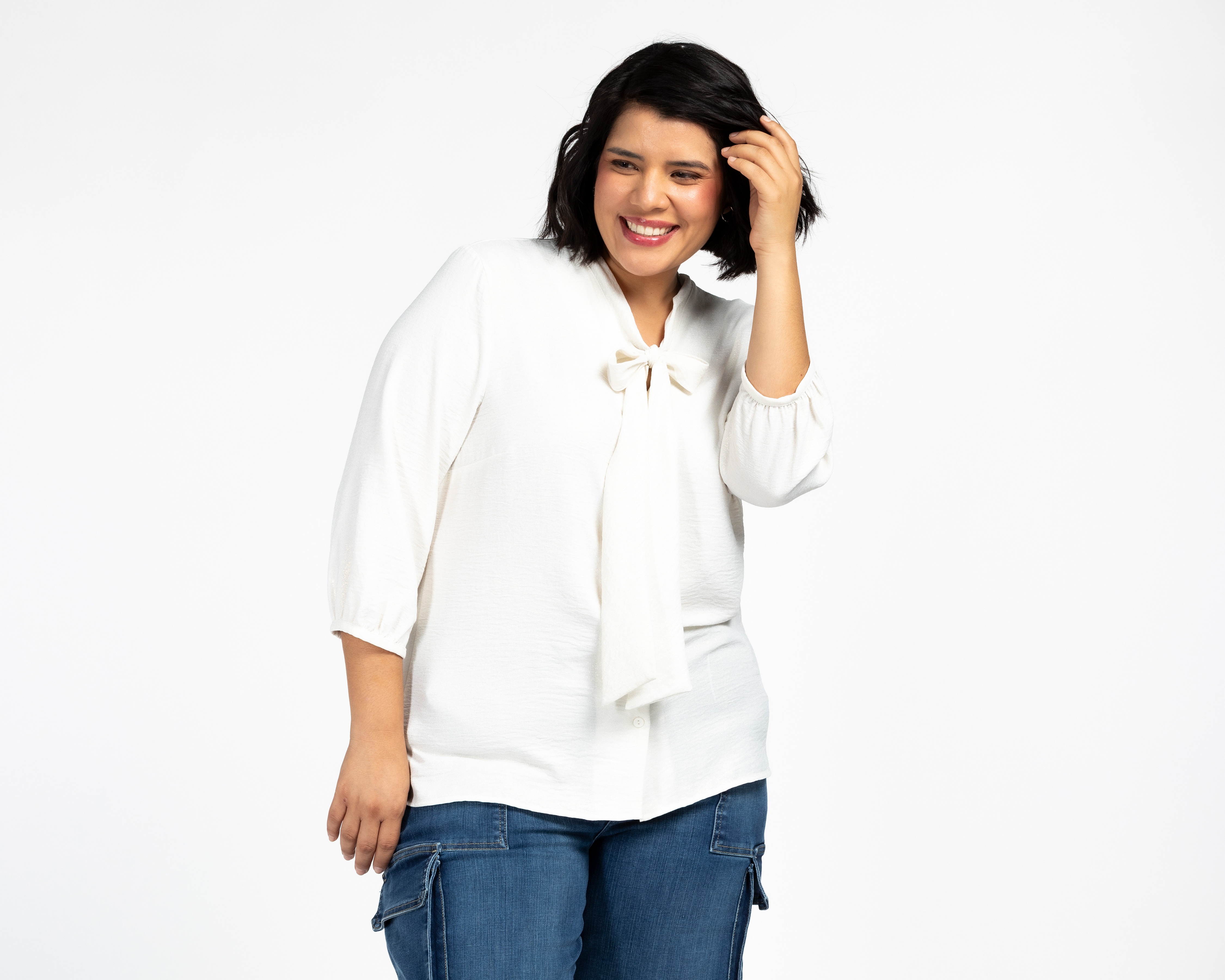 Blusa Blanca Sahara para Mujer