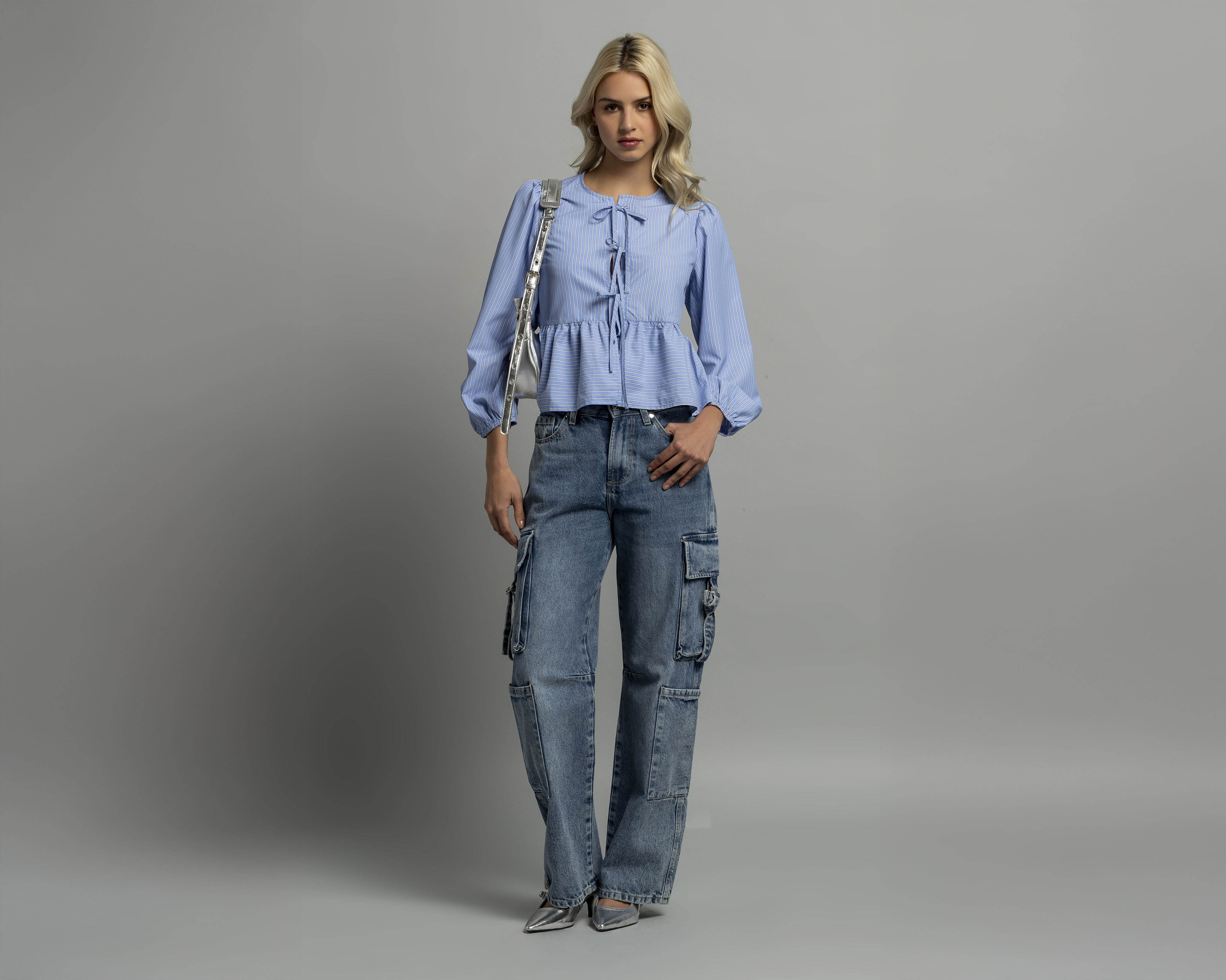 Blusa Manga Larga Jennifer Lopez para Mujer