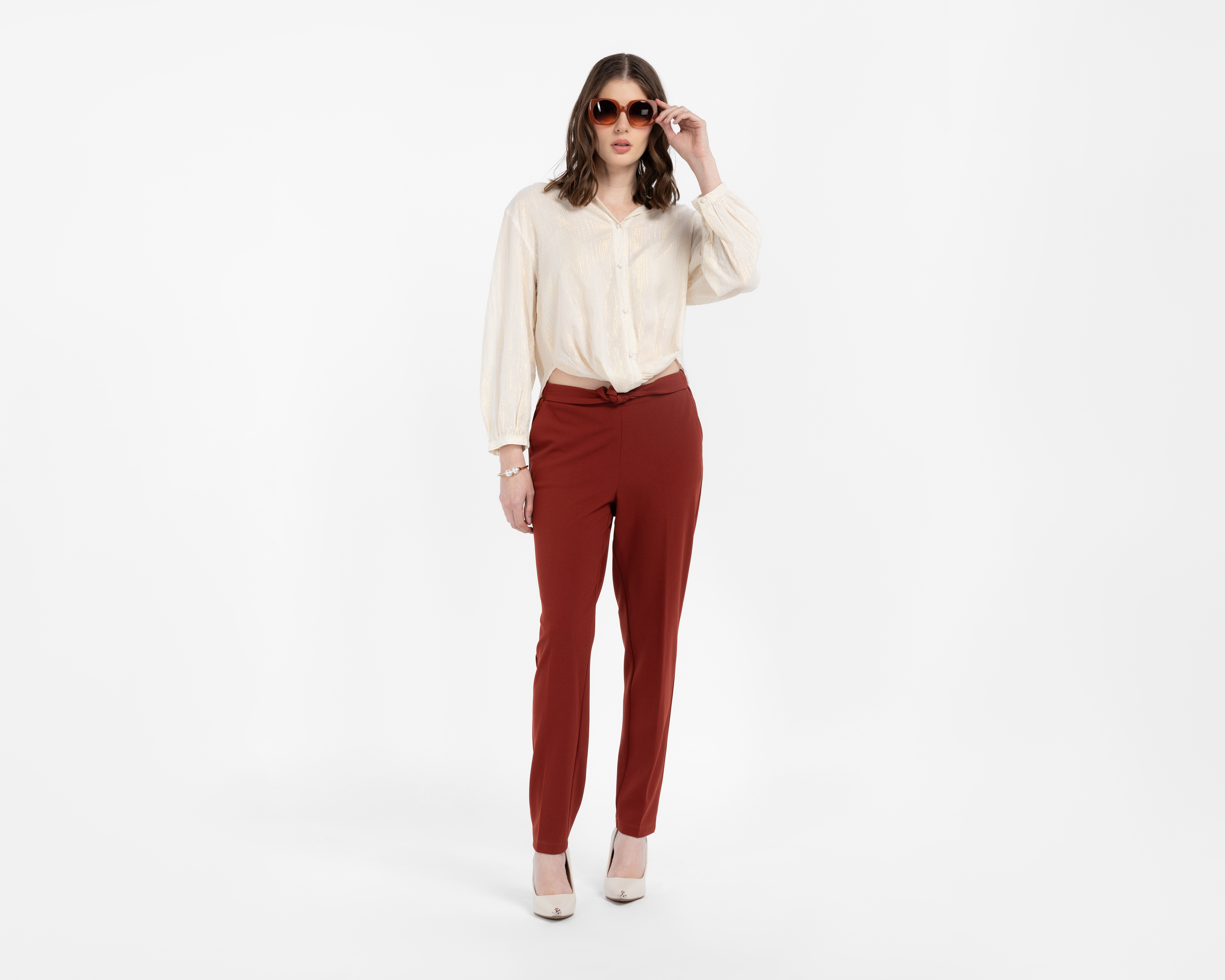 Foto 3 pulgar | Foto 2 | Blusa Manga Larga Sahara para Mujer