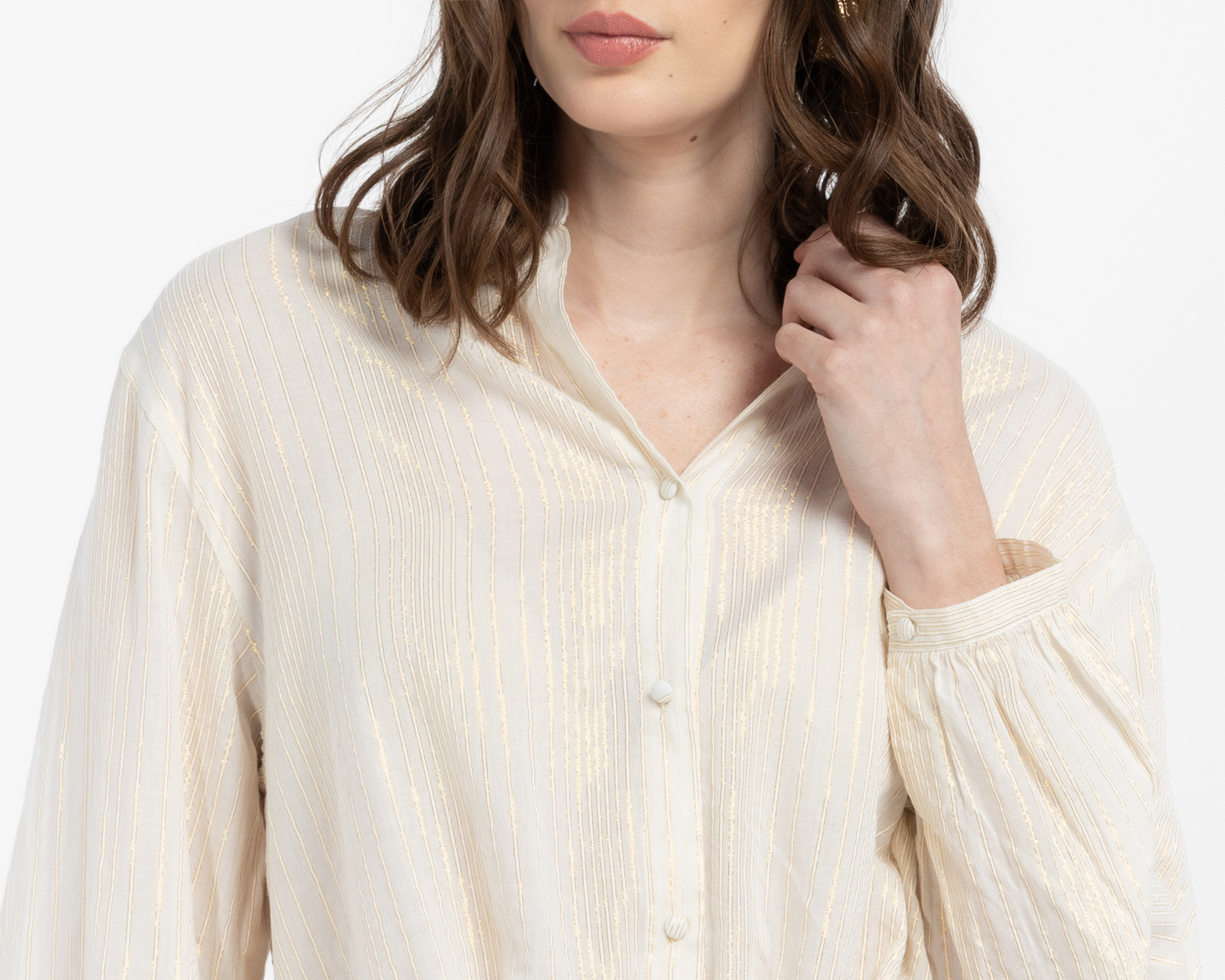 Foto 5 pulgar | Foto 4 | Blusa Manga Larga Sahara para Mujer