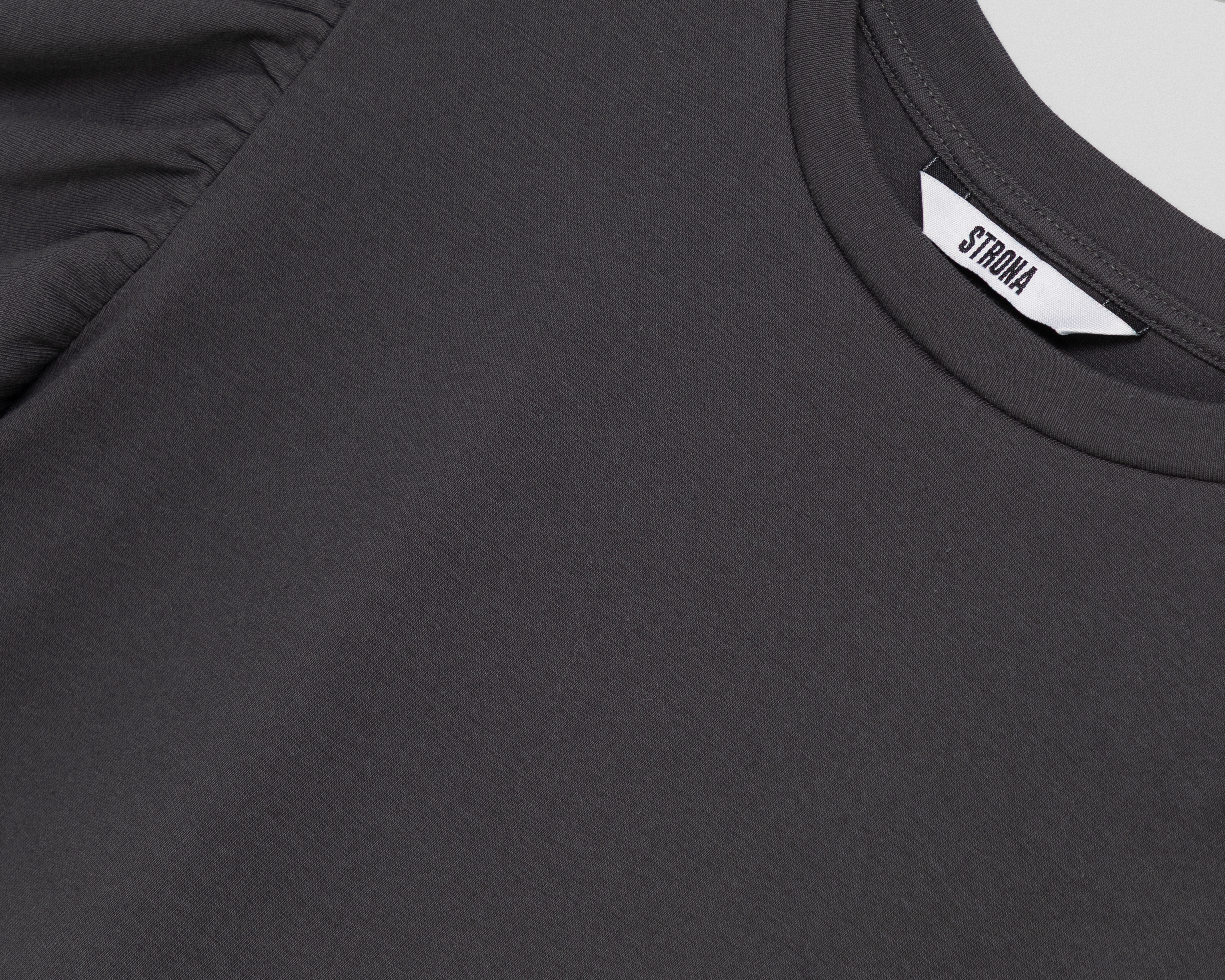 Foto 4 pulgar | Foto 3 | Playera Gris Strona para Mujer