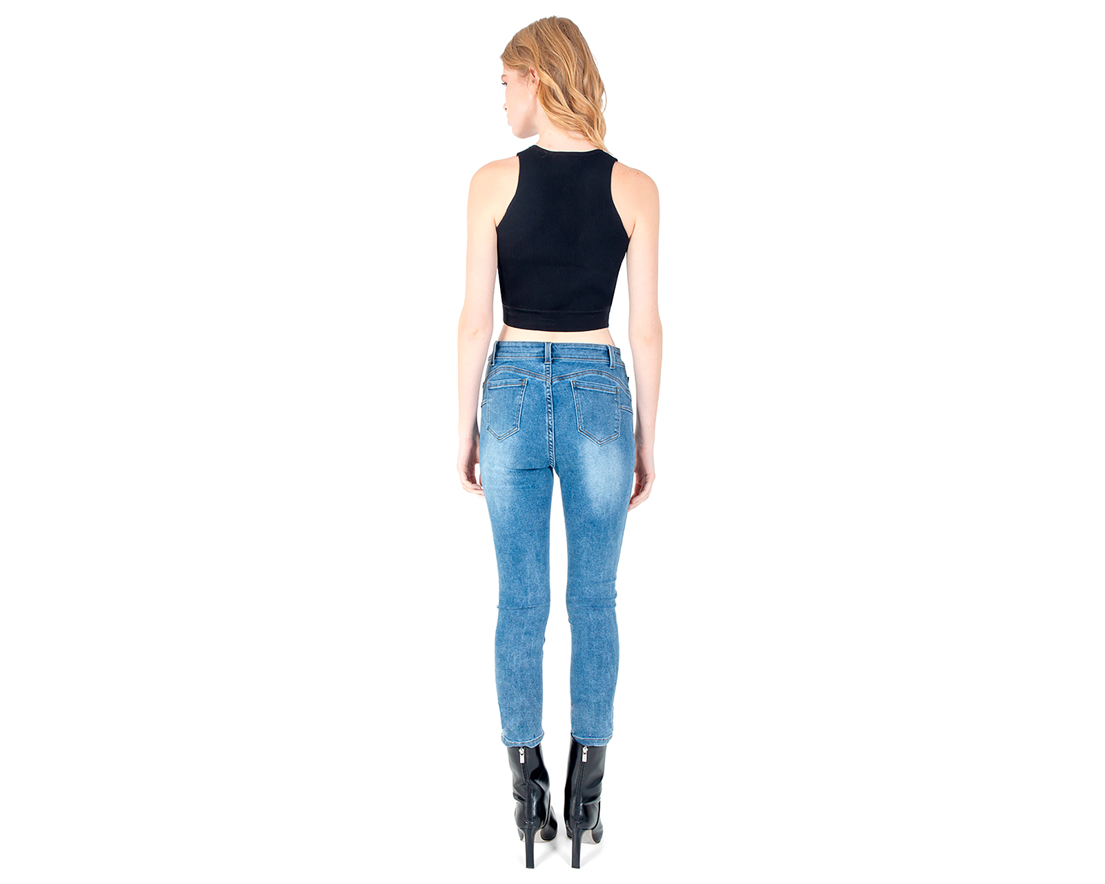 Foto 4 pulgar | Foto 3 | Jeans Skinny Forever 21 para Mujer