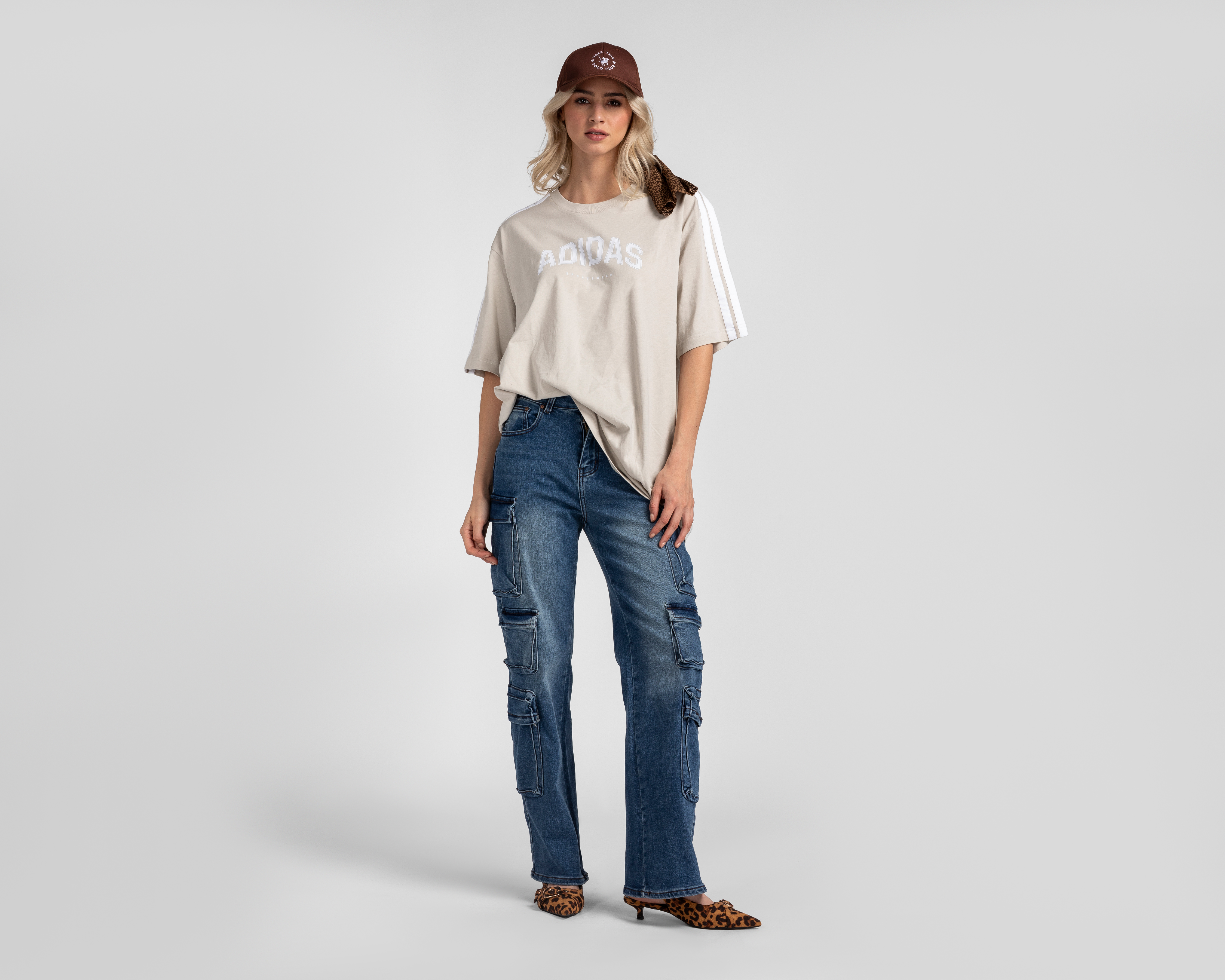 Foto 2 | Foto 2 | Jeans Cargo Forever 21 para Mujer