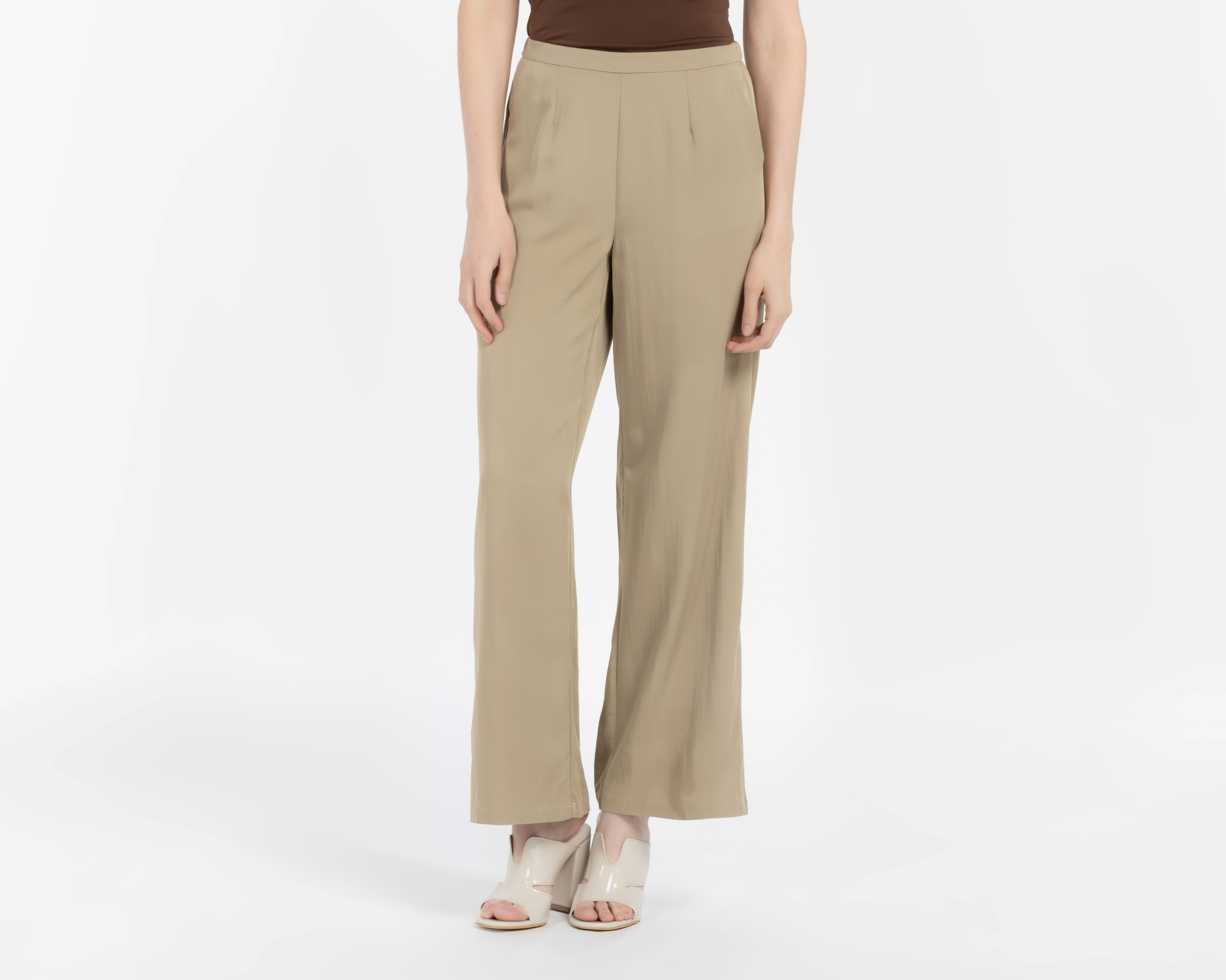 Foto 4 pulgar | Foto 3 | Pantalón de Vestir Sahara Beige para Mujer