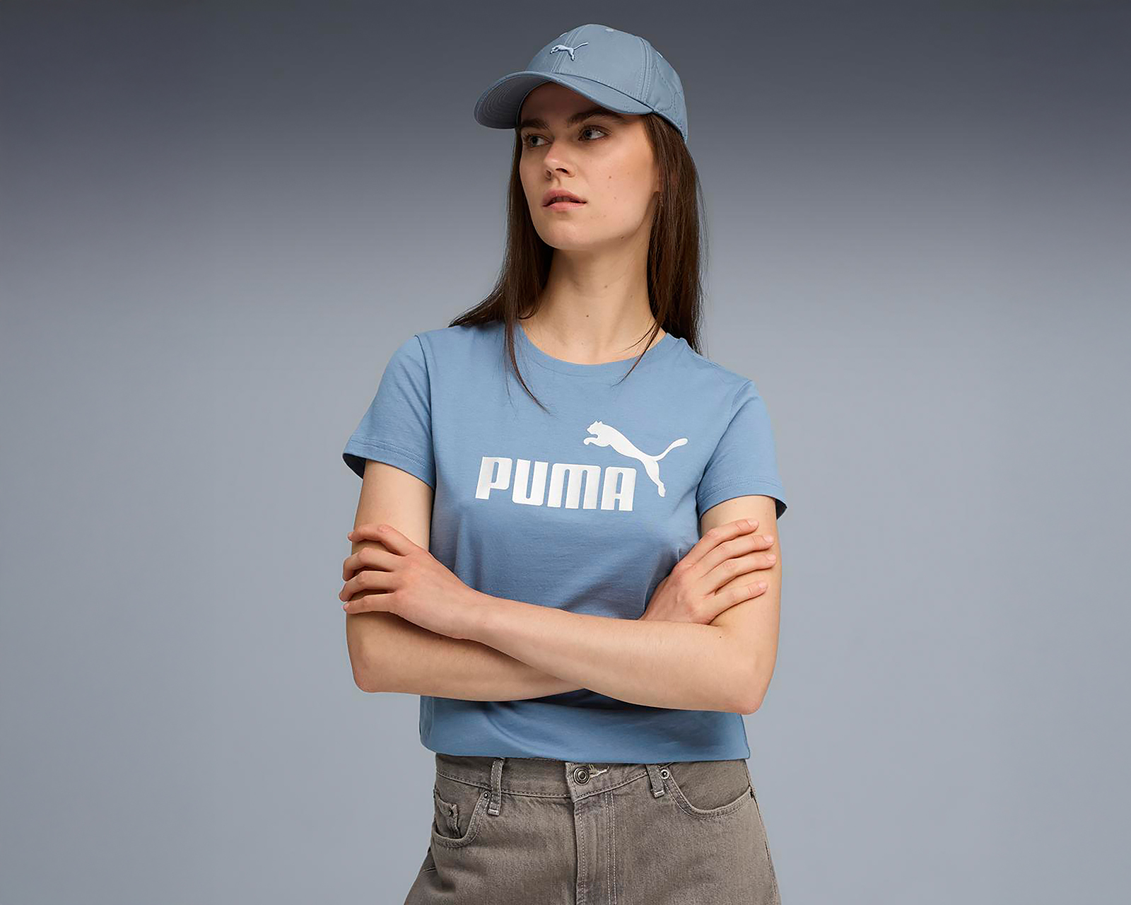 Foto 1 | Foto 1 | Playera Deportiva Puma Essentials Metalic No. 1 para Mujer