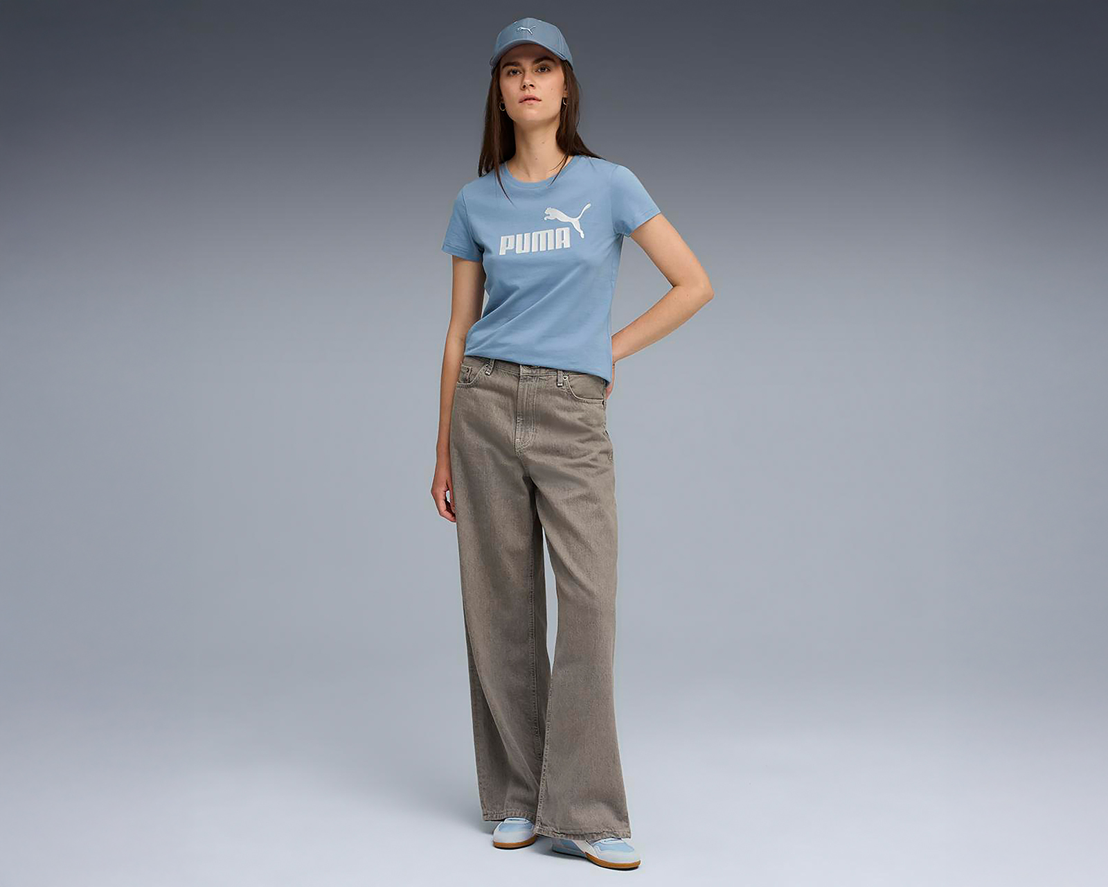 Foto 4 | Foto 4 | Playera Deportiva Puma Essentials Metalic No. 1 para Mujer