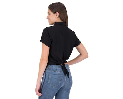 Foto 3 | Foto 3 | Blusa Negra Manga Corta marca 18 Forever para Mujer