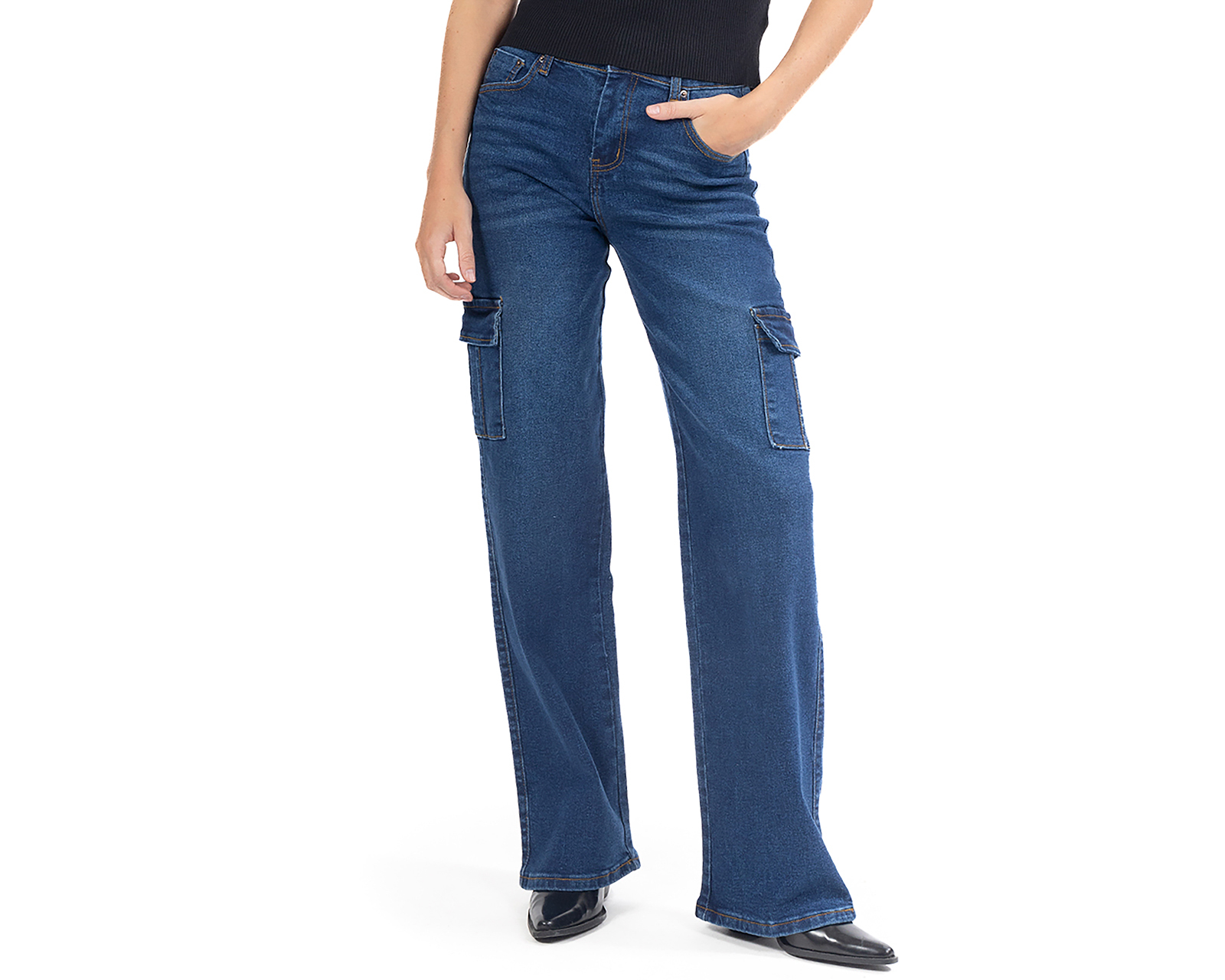 Jeans Cargo Forever 21 para Mujer