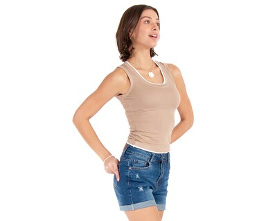 Foto 2 | Foto 2 | Playera Sin Mangas Forever 21 para Mujer