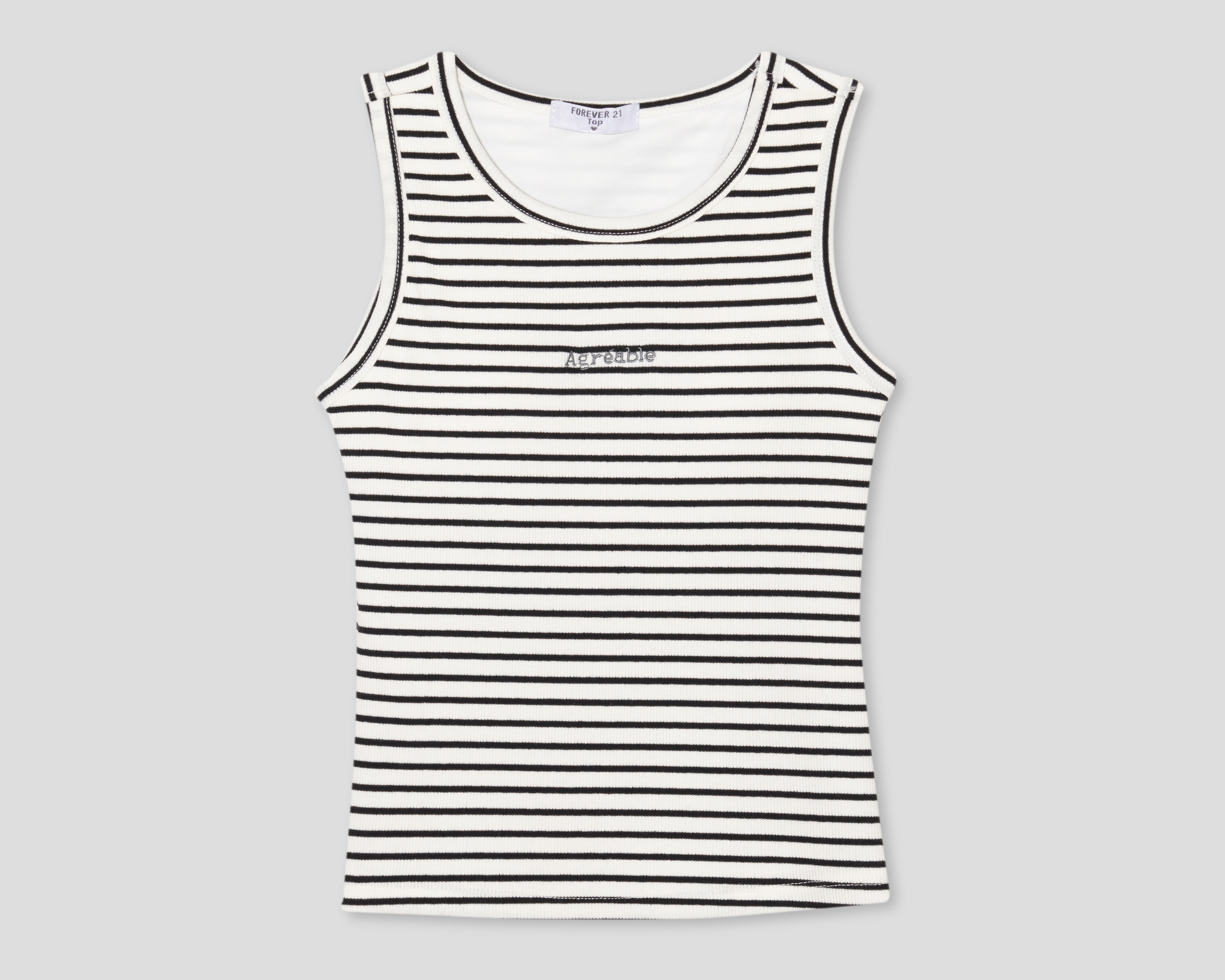 Foto 2 pulgar | Foto 1 | Playera sin Mangas Forever 21 para Mujer