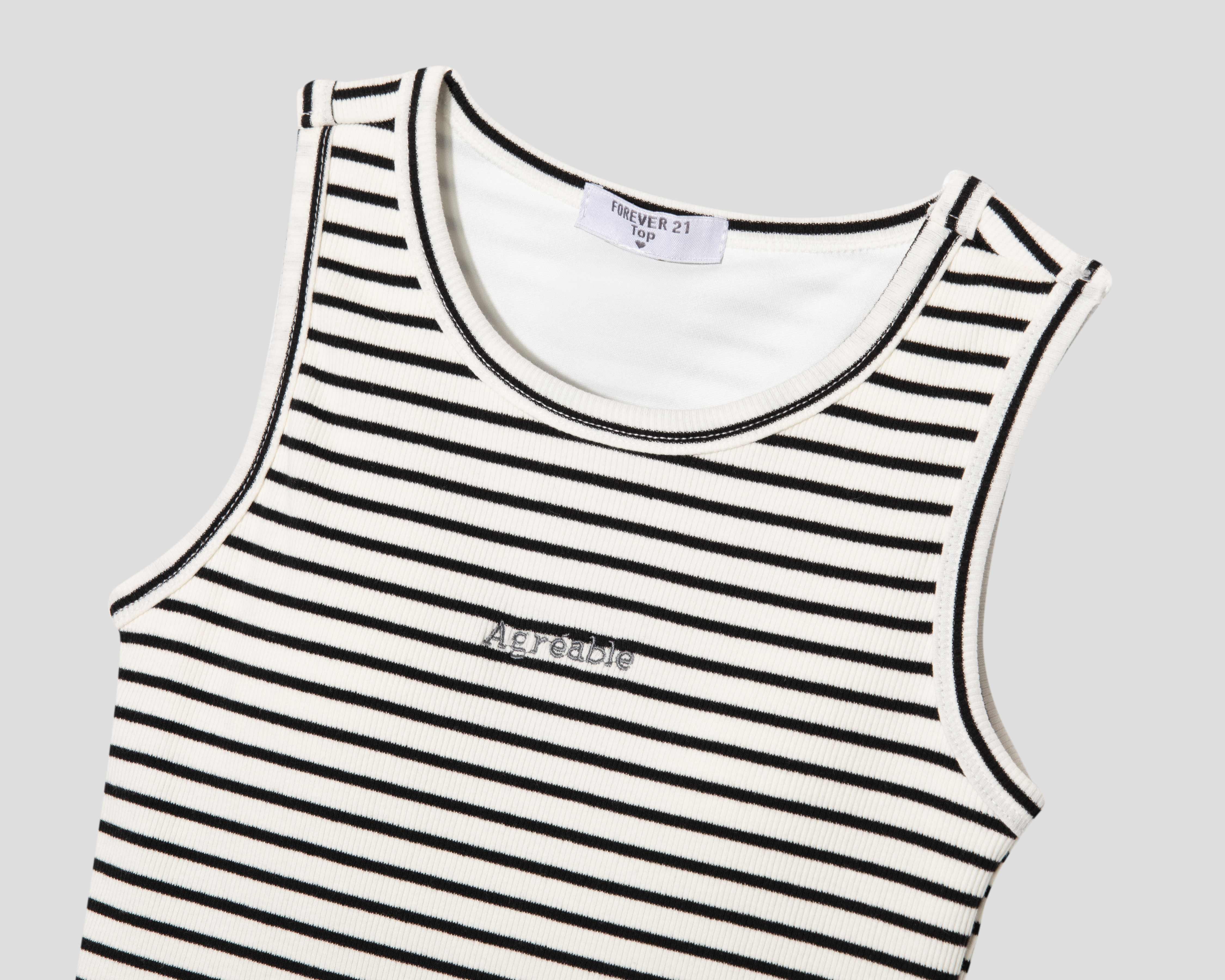 Foto 3 | Foto 3 | Playera sin Mangas Forever 21 para Mujer