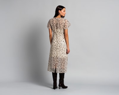 Foto 3 | Foto 3 | Vestido Casual Strona de Gasa Estampado para Mujer