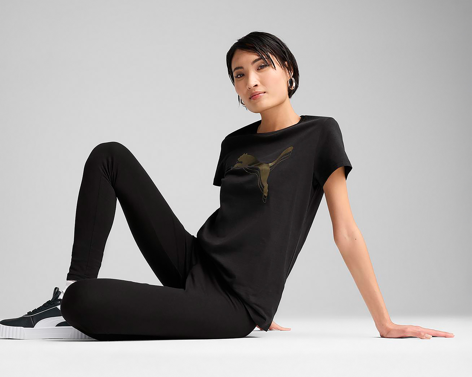 Foto 3 | Foto 3 | Playera Deportiva Puma Essentials Metallic para Mujer