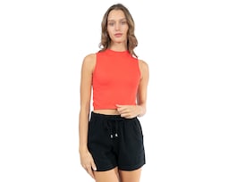 Crop Top Forever 21 Acanalado para Mujer