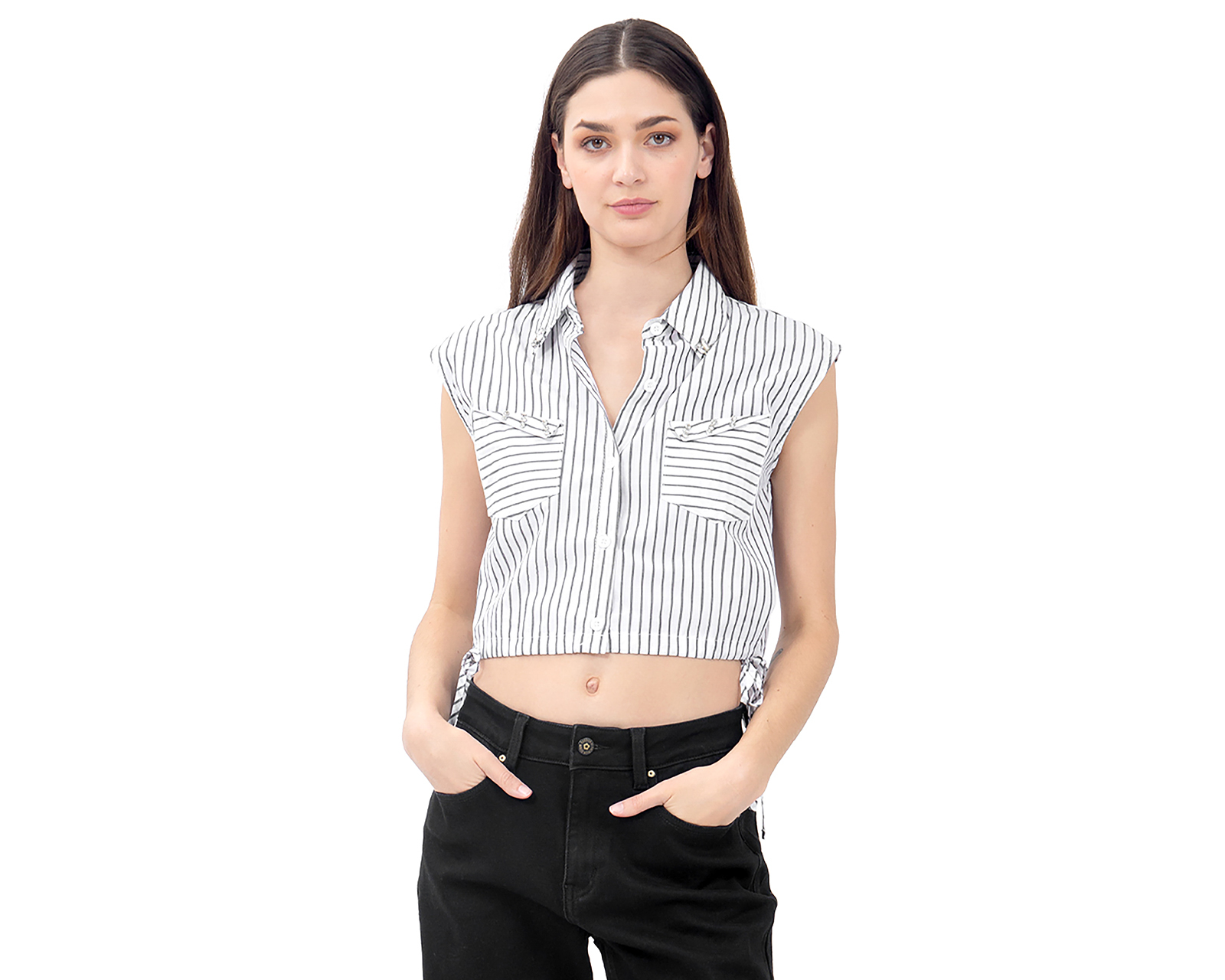 Foto 2 pulgar | Foto 1 | Blusa Forever 21 con Botones para Mujer