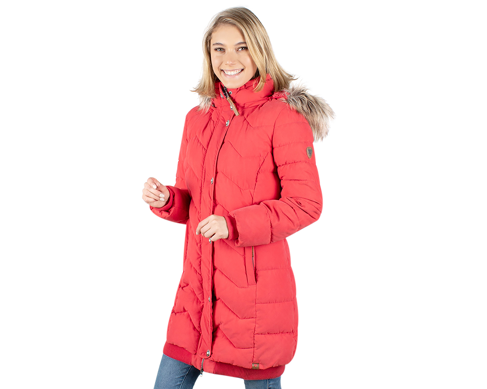 Foto 2 | Foto 2 | Chamarra Roja Greenlander para Mujer