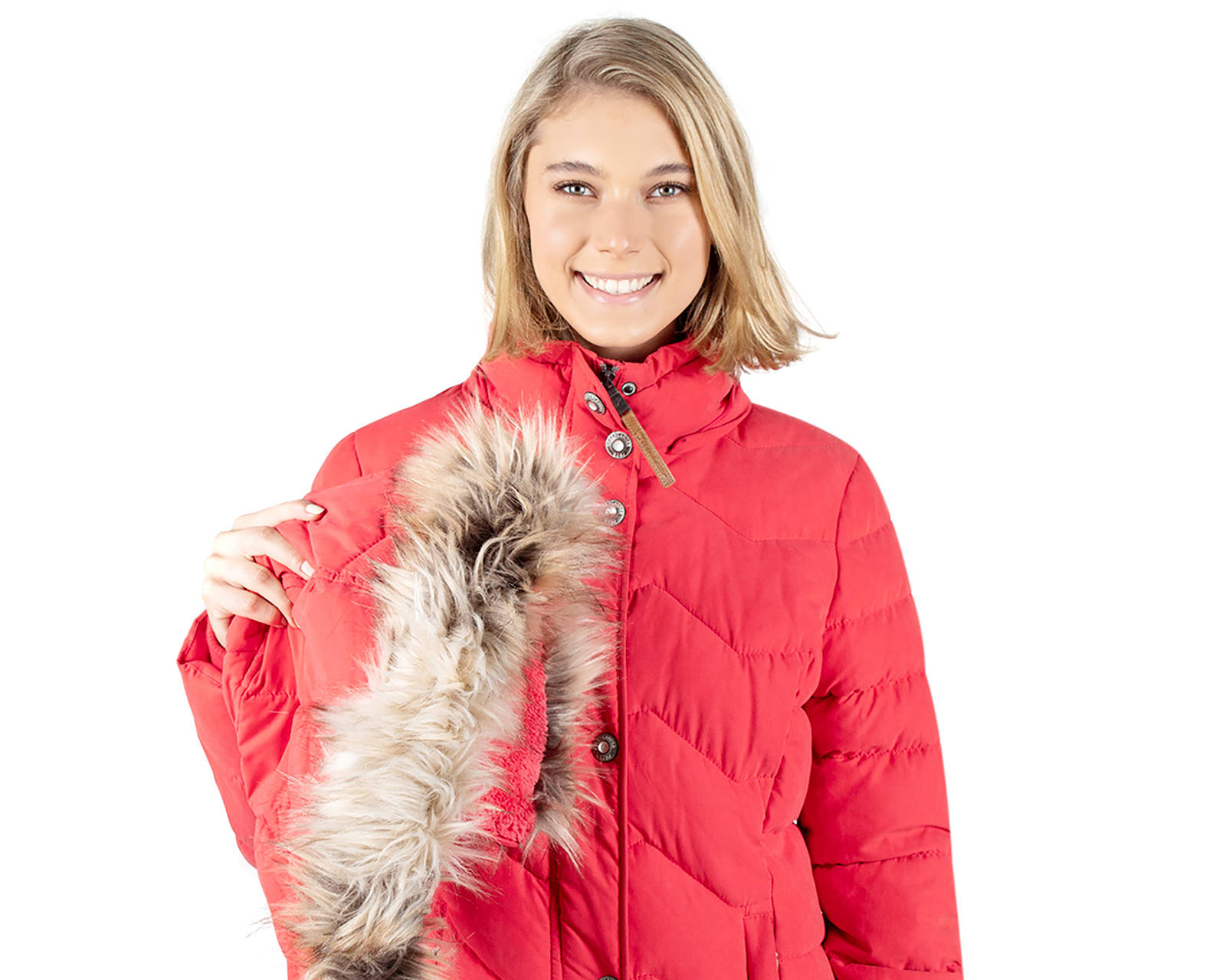 Foto 5 | Foto 5 | Chamarra Roja Greenlander para Mujer