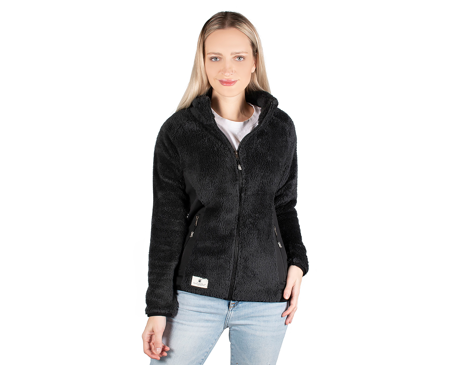 Chamarra Negra Greenlander para Mujer