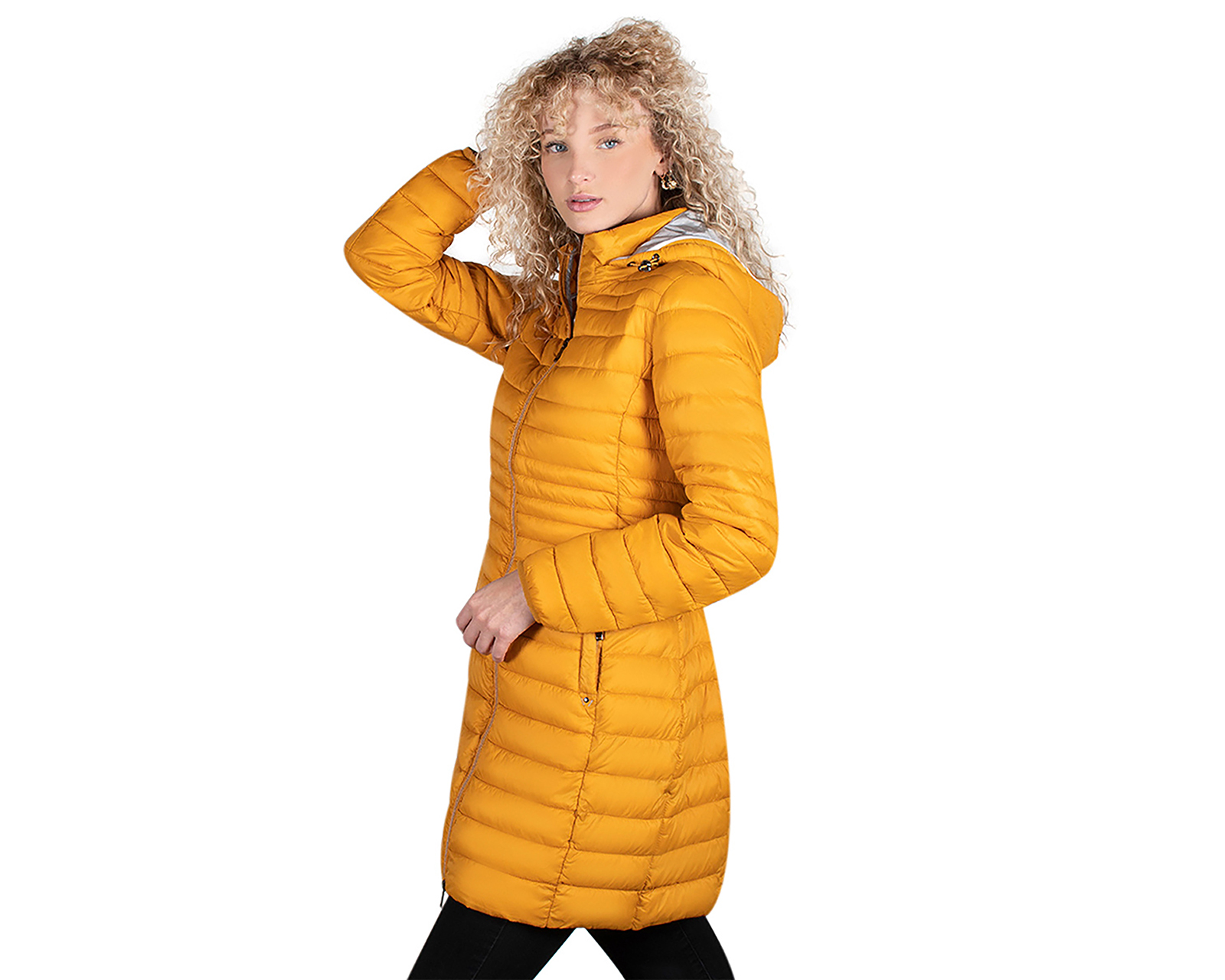 Foto 3 pulgar | Foto 2 | Chamarra Amarilla Greenlander para Mujer